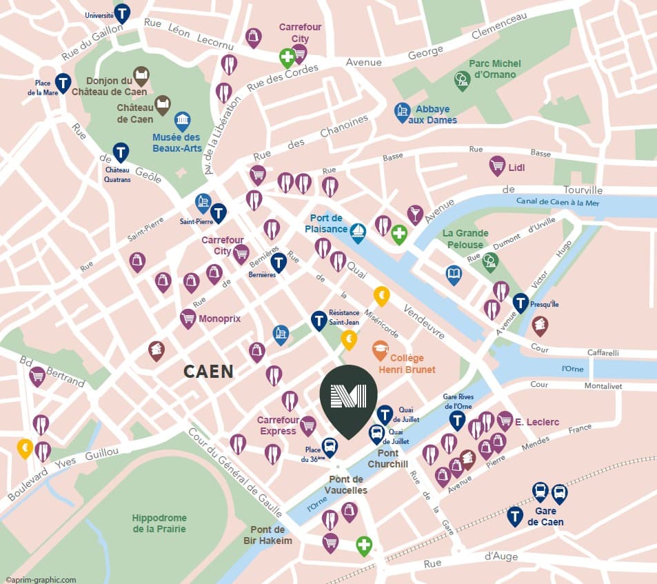 Caen — Situé dans un quartier vivant, à proximité immédiate des rives de l'Orne et de l'avenue du Six Juin,... — Miniature 12