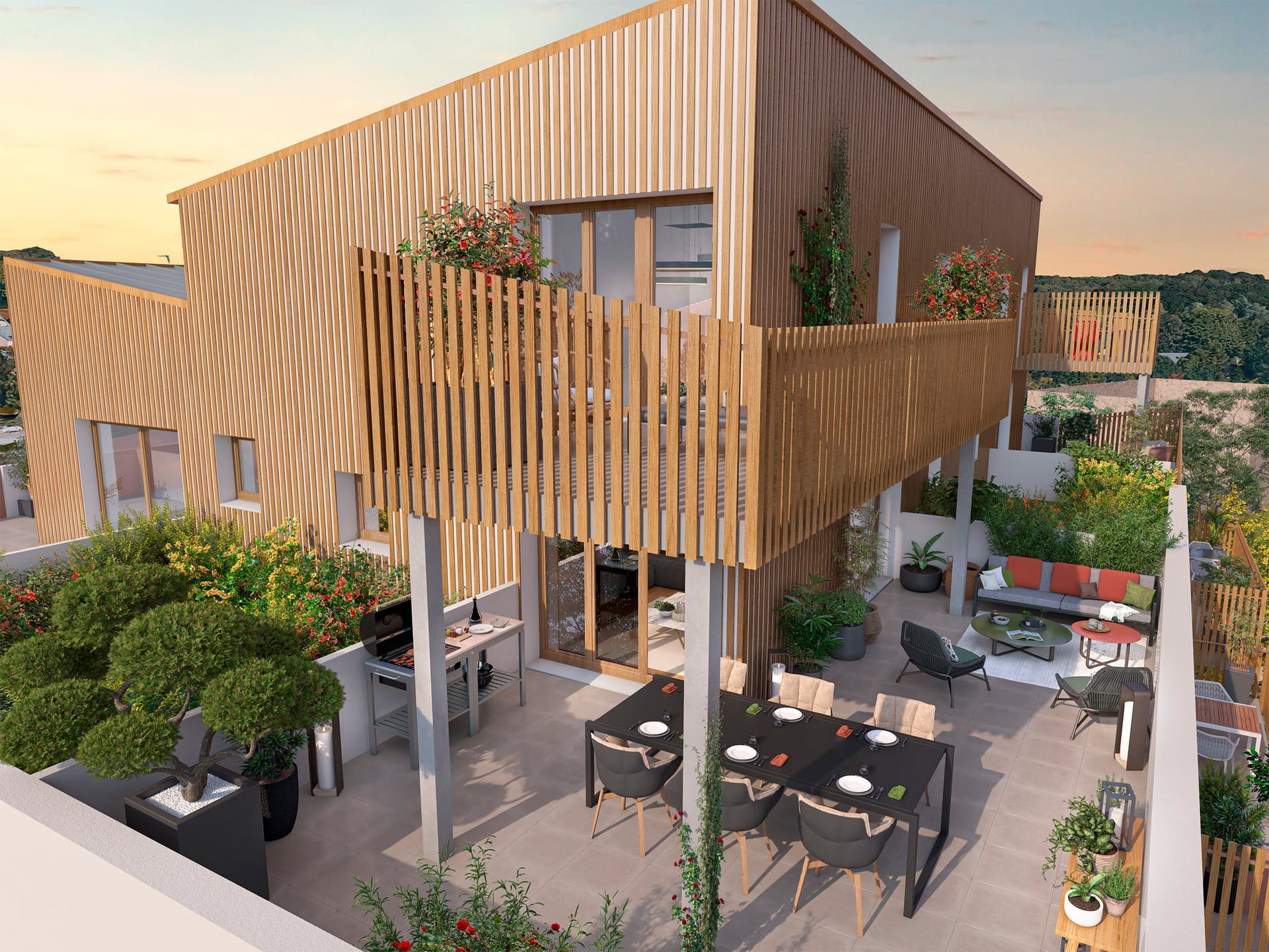 Orvault — Situé à Orvault, au sein d’un quartier dynamique traversé par la route de Vannes, ce projet résident... — Miniature 8