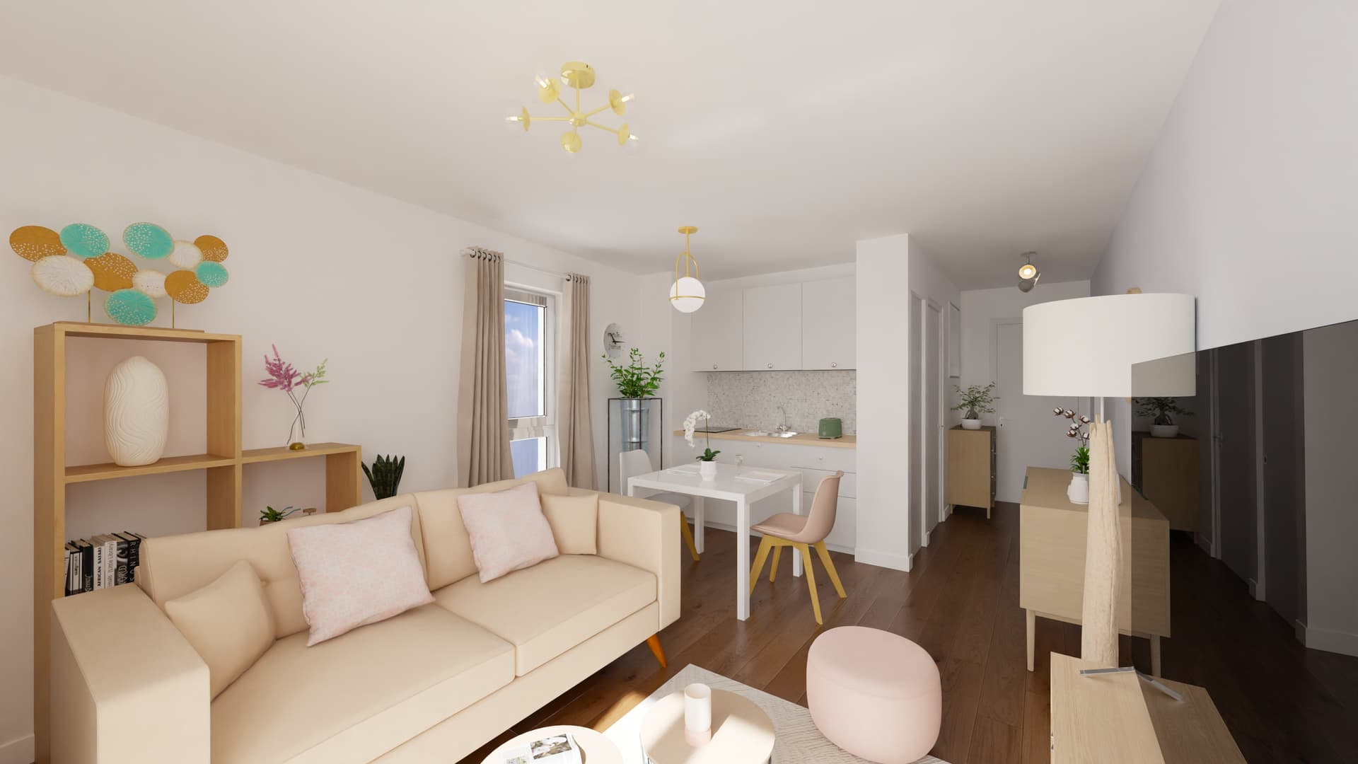 Nantes — Située à l’est de Nantes, cette nouvelle résidence s’implante dans un quartier en plein développemen... — Miniature 5