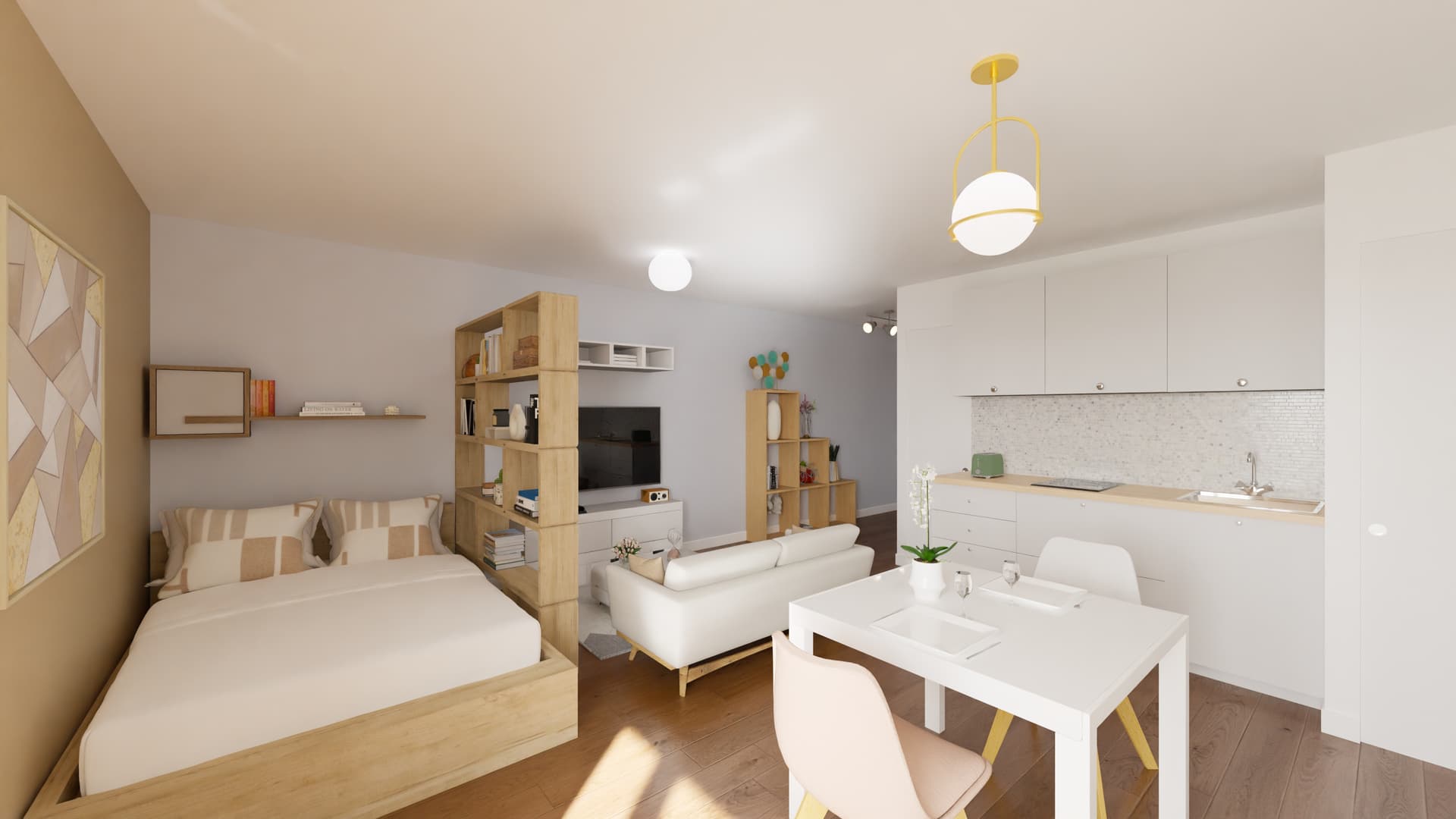 Nantes — Située à l’est de Nantes, cette nouvelle résidence s’implante dans un quartier en plein développemen... — Miniature 6