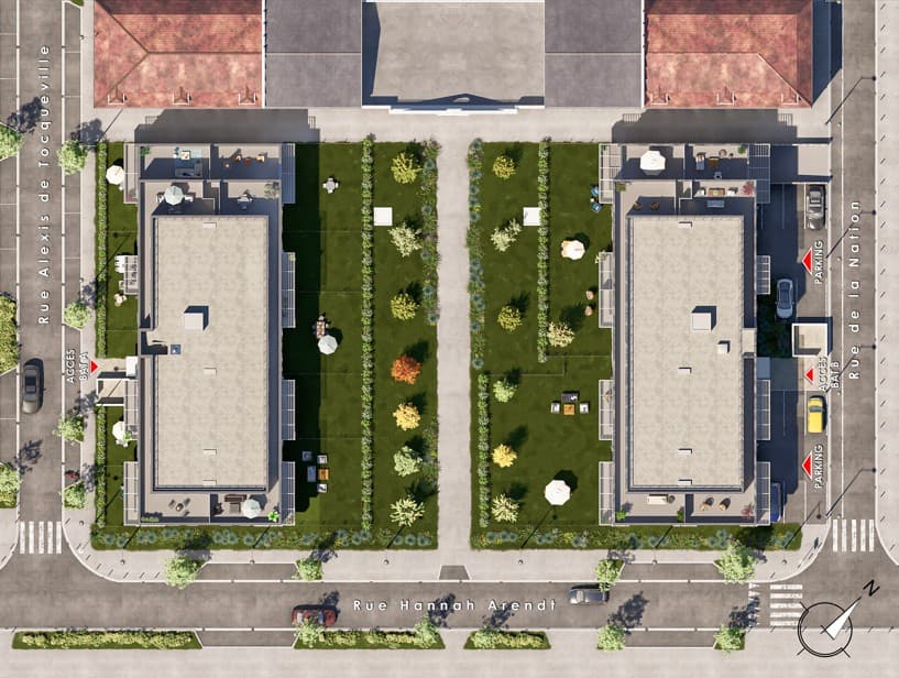 Vernon — Découvrez une nouvelle résidence située à Vernon, au sein de l’écoquartier Fieschi, bénéficiant d’un... — Miniature 2