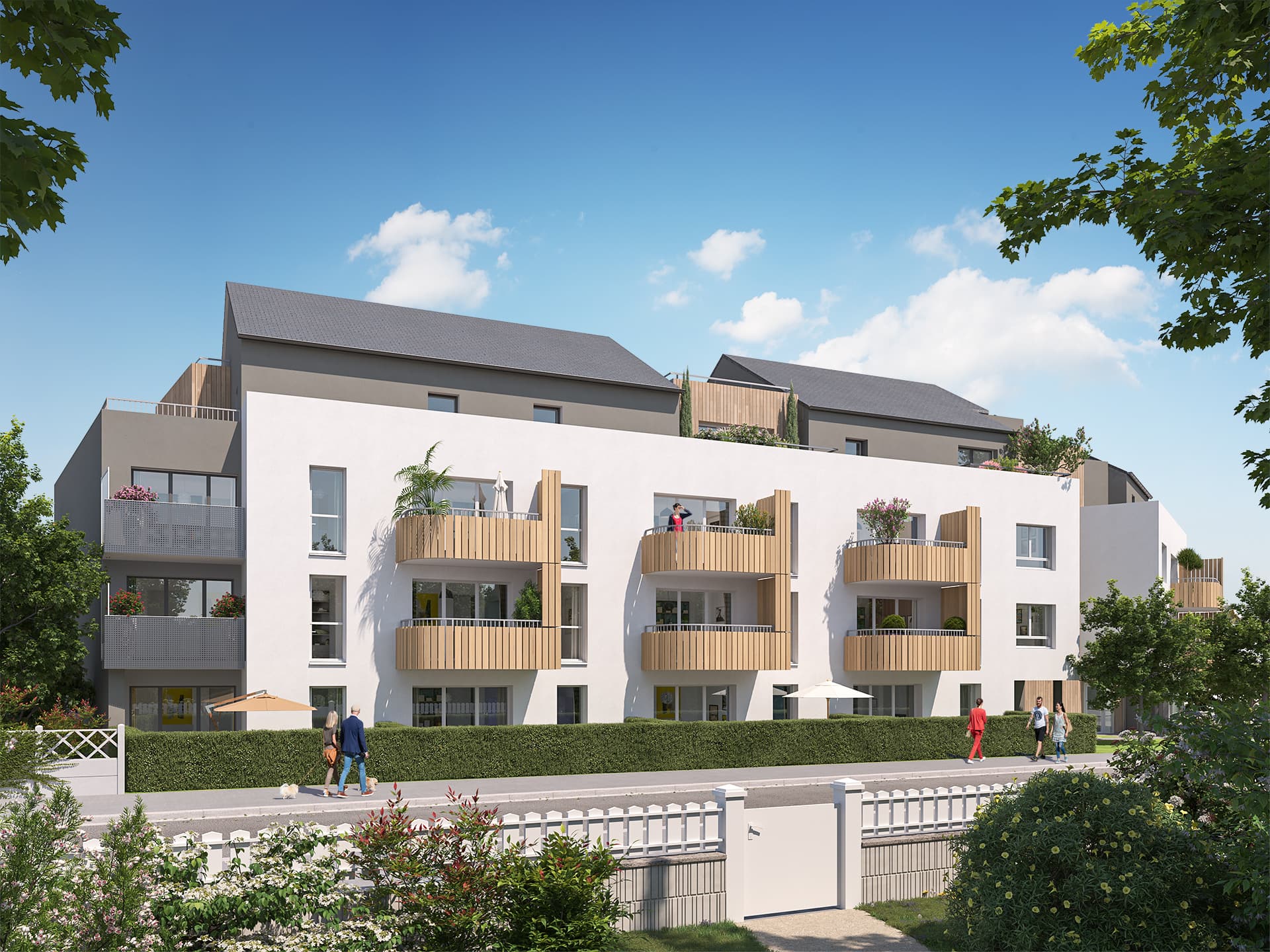 Mordelles — Située au cœur de la commune de Mordelles, à l’ouest de Rennes, cette résidence contemporaine se dis... — Miniature 11