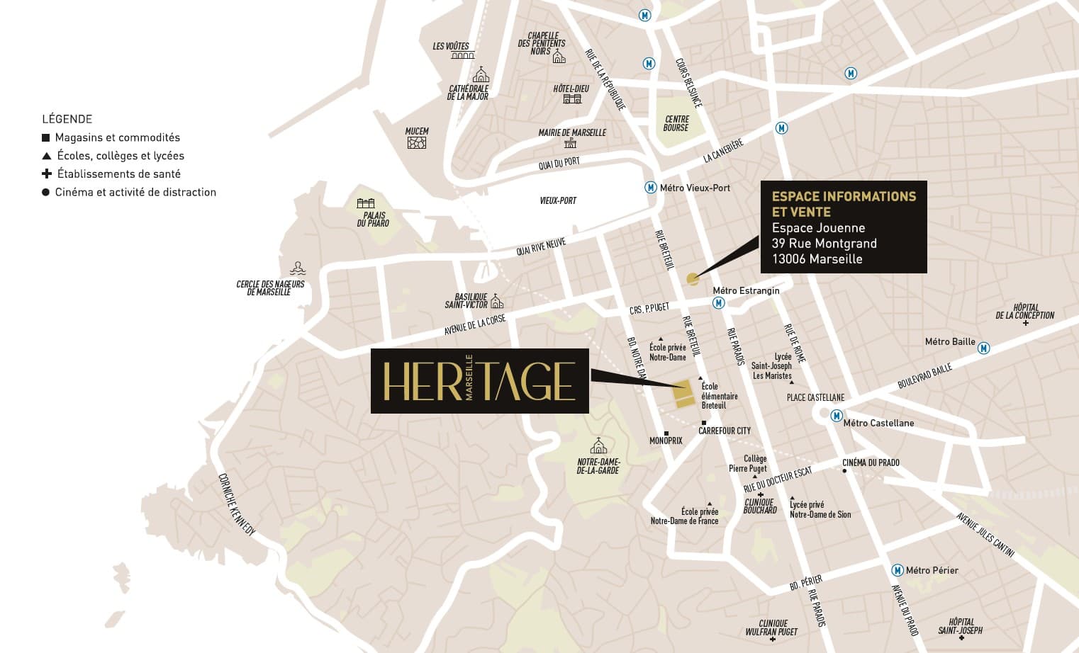 Marseille 6e Arrondissement — Située au cœur du 6e arrondissement de Marseille, cette résidence bénéficie d'un emplacement privilé... — Miniature 6