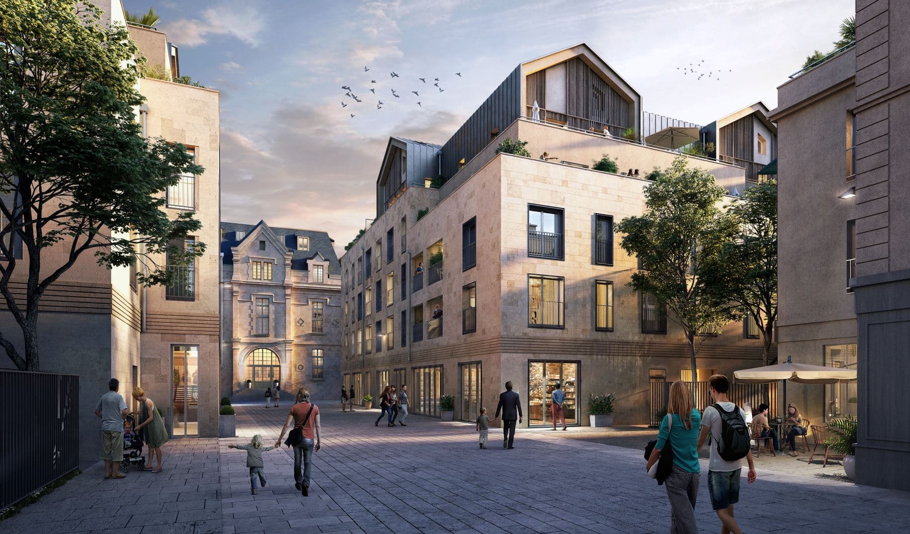 Saint-Germain-en-Laye — Au cœur d'un environnement résidentiel à Saint-Germain-en-Laye, une nouvelle résidence propose une s... — Miniature 5