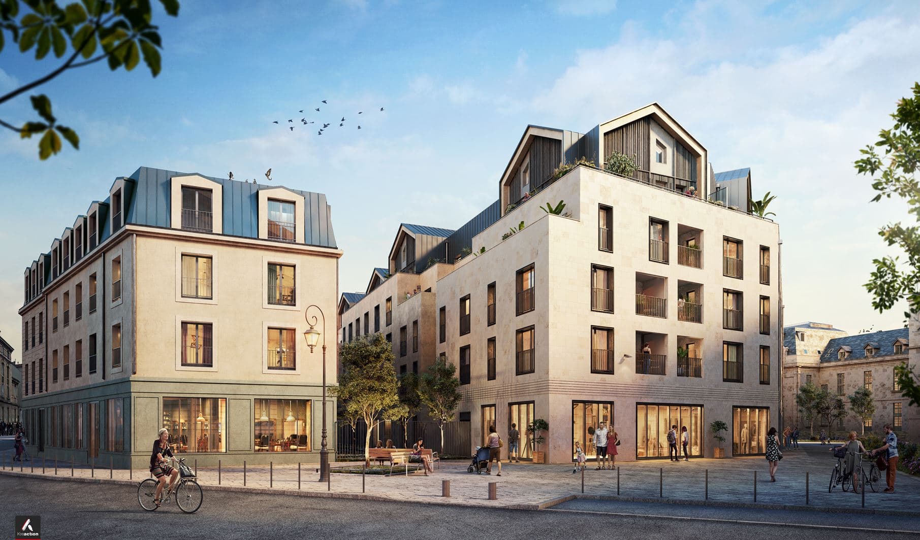 Saint-Germain-en-Laye — Au cœur d'un environnement résidentiel à Saint-Germain-en-Laye, une nouvelle résidence propose une s... — Miniature 13