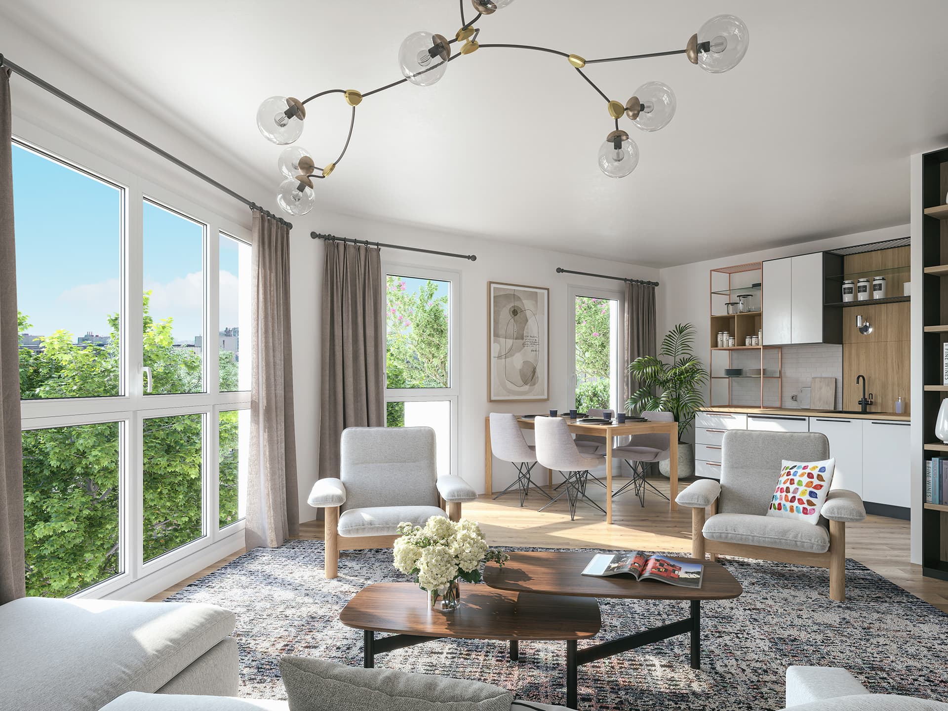 Drancy — Située au cœur d’un quartier résidentiel à Drancy, cette nouvelle résidence bénéficie d’un emplaceme... — Miniature 10