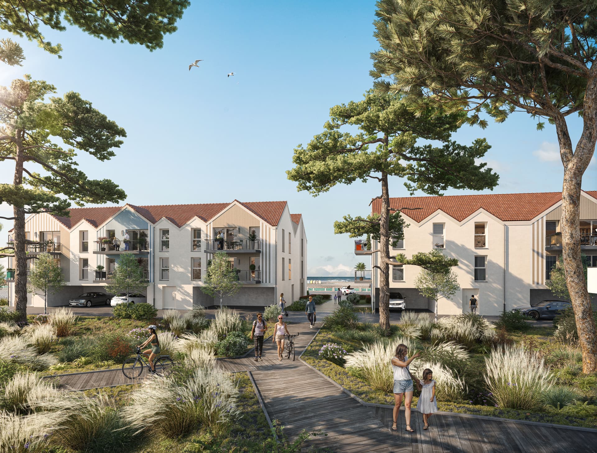 Cayeux-sur-Mer — En bordure du littoral, cette résidence se distingue par son intégration soignée au paysage environn... — Miniature 3