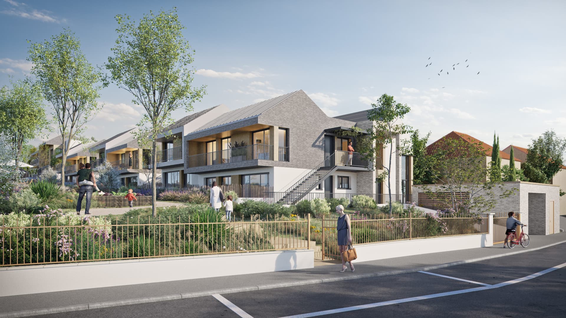 Orly — Idéalement située dans un quartier en plein essor, cette résidence se trouve face à un vaste espace ... — Photo 1