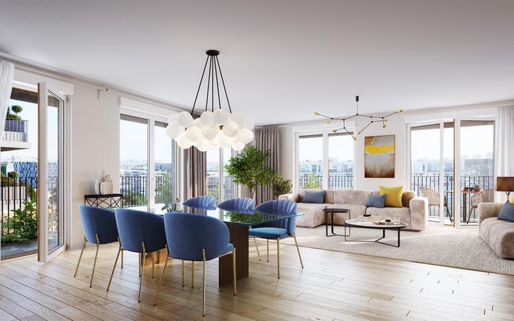 Boulogne-Billancourt — Située au cœur d’un secteur recherché à Boulogne-Billancourt, cette nouvelle résidence s’intègre har... — Miniature 19