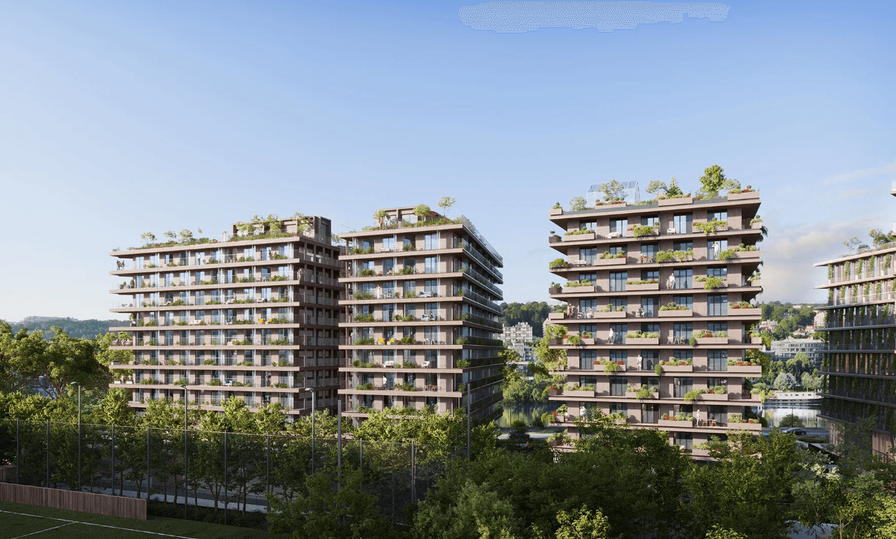 Boulogne-Billancourt — Située à Boulogne-Billancourt, cette nouvelle résidence s’intègre harmonieusement dans le secteur pr... — Miniature 2