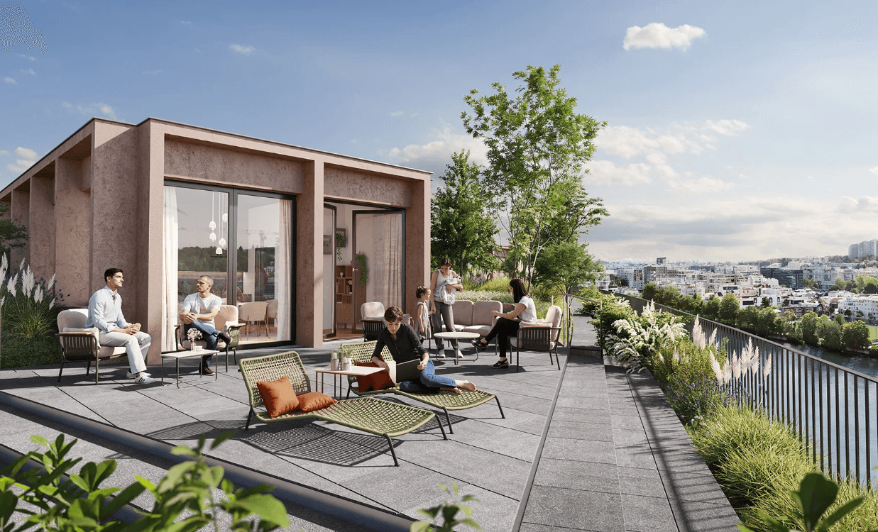 Boulogne-Billancourt — Située à Boulogne-Billancourt, cette nouvelle résidence s’intègre harmonieusement dans le secteur pr... — Miniature 15