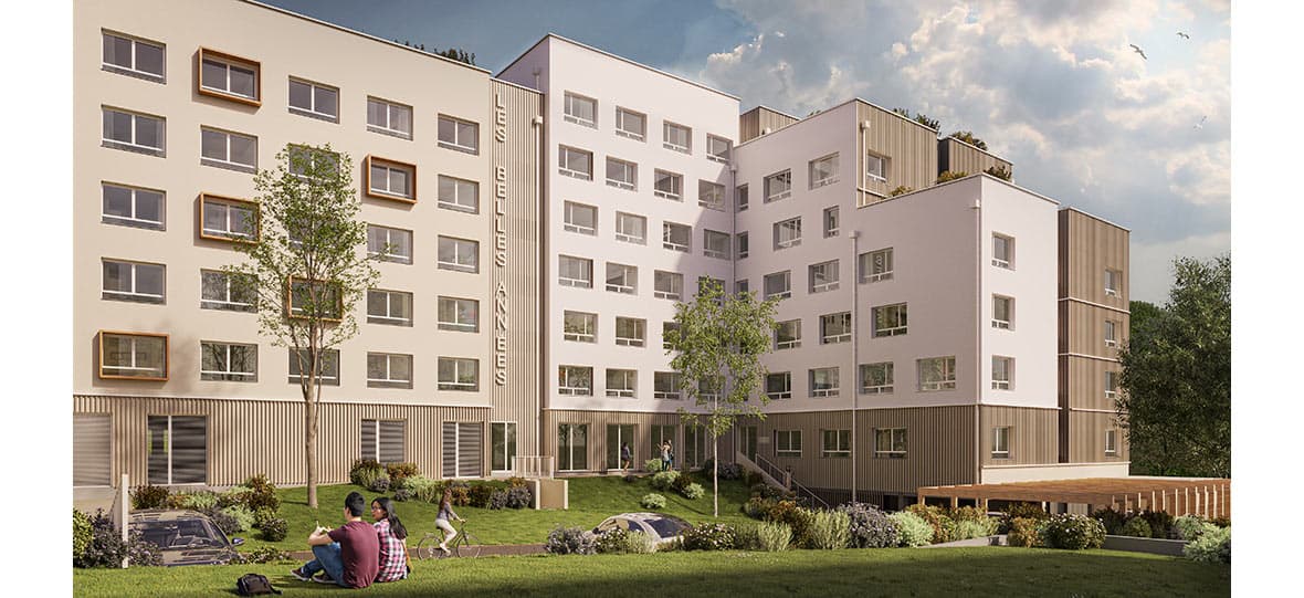 Lorient — Située dans un environnement dynamique et bien desservi, cette résidence neuve propose une sélection... — Miniature 2