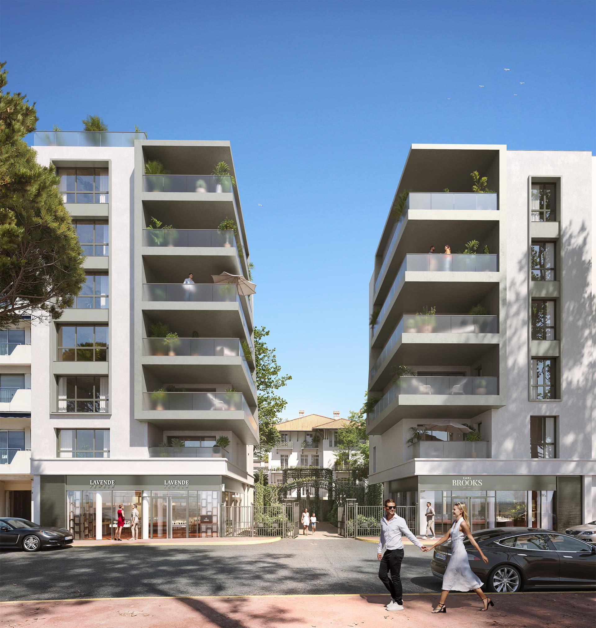 Antibes — Situé au centre de Juan-les-Pins, cet ensemble architectural propose une nouvelle vision de l’élégan... — Miniature 4