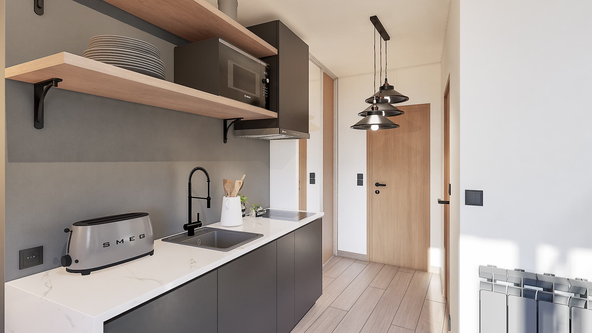 Thonon-les-Bains — Situé au cœur de Thonon-les-Bains, ce projet résidentiel propose des appartements entièrement rénové... — Miniature 5