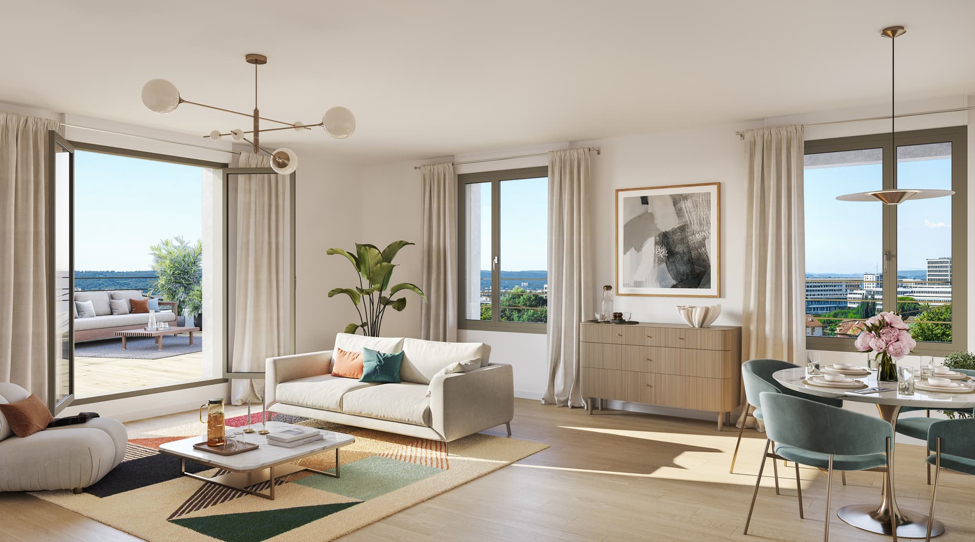 Nanterre — Au cœur de Nanterre, une nouvelle résidence s’ouvre dans un environnement verdoyant, à proximité imm... — Miniature 4