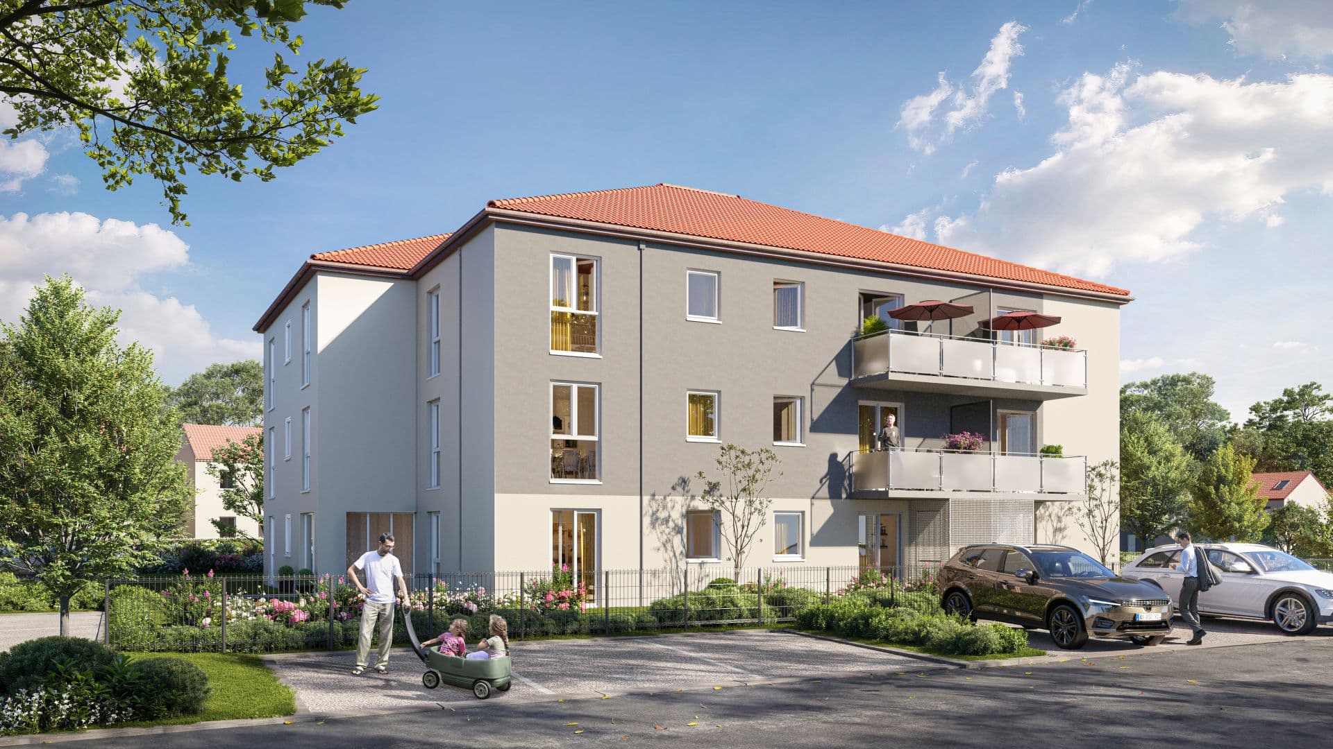 Maizieres les Metz — Située entre Metz et Thionville, cette nouvelle réalisation propose un ensemble d’appartements du de... — Miniature 4