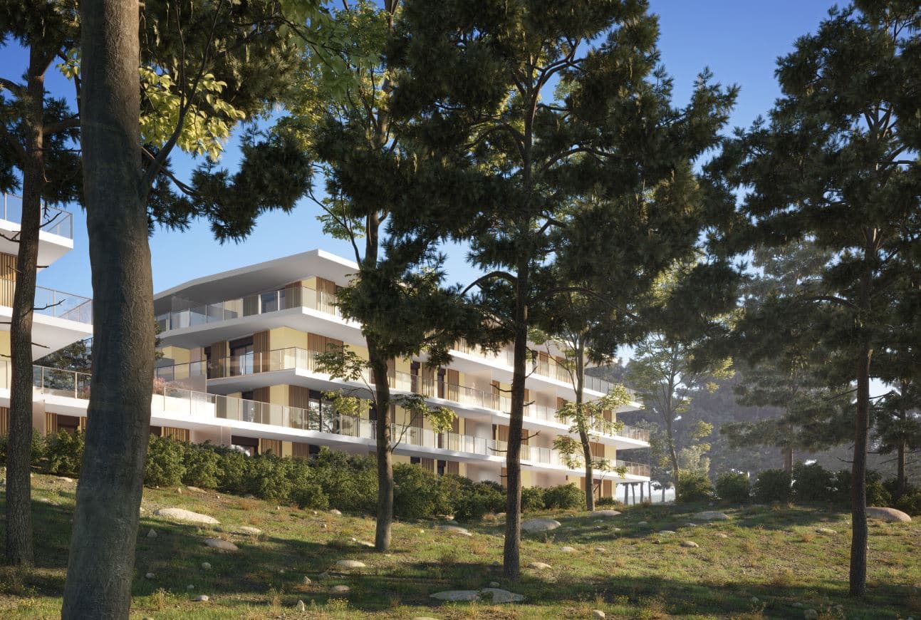 Valbonne — Au cœur d’une pinède préservée, cette nouvelle résidence propose un cadre de vie en parfaite harmoni... — Miniature 3