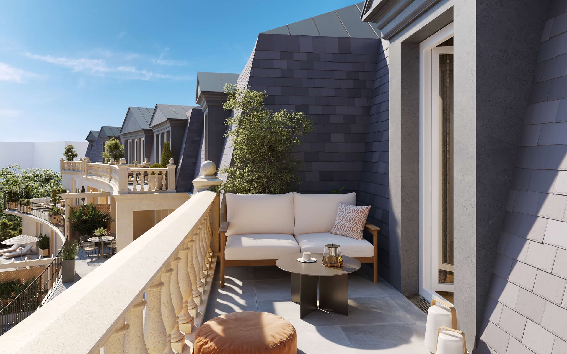 le-Plessis-Robinson — Au sein d’un quartier emblématique à l’architecture de style haussmannien, une nouvelle résidence pr... — Miniature 2