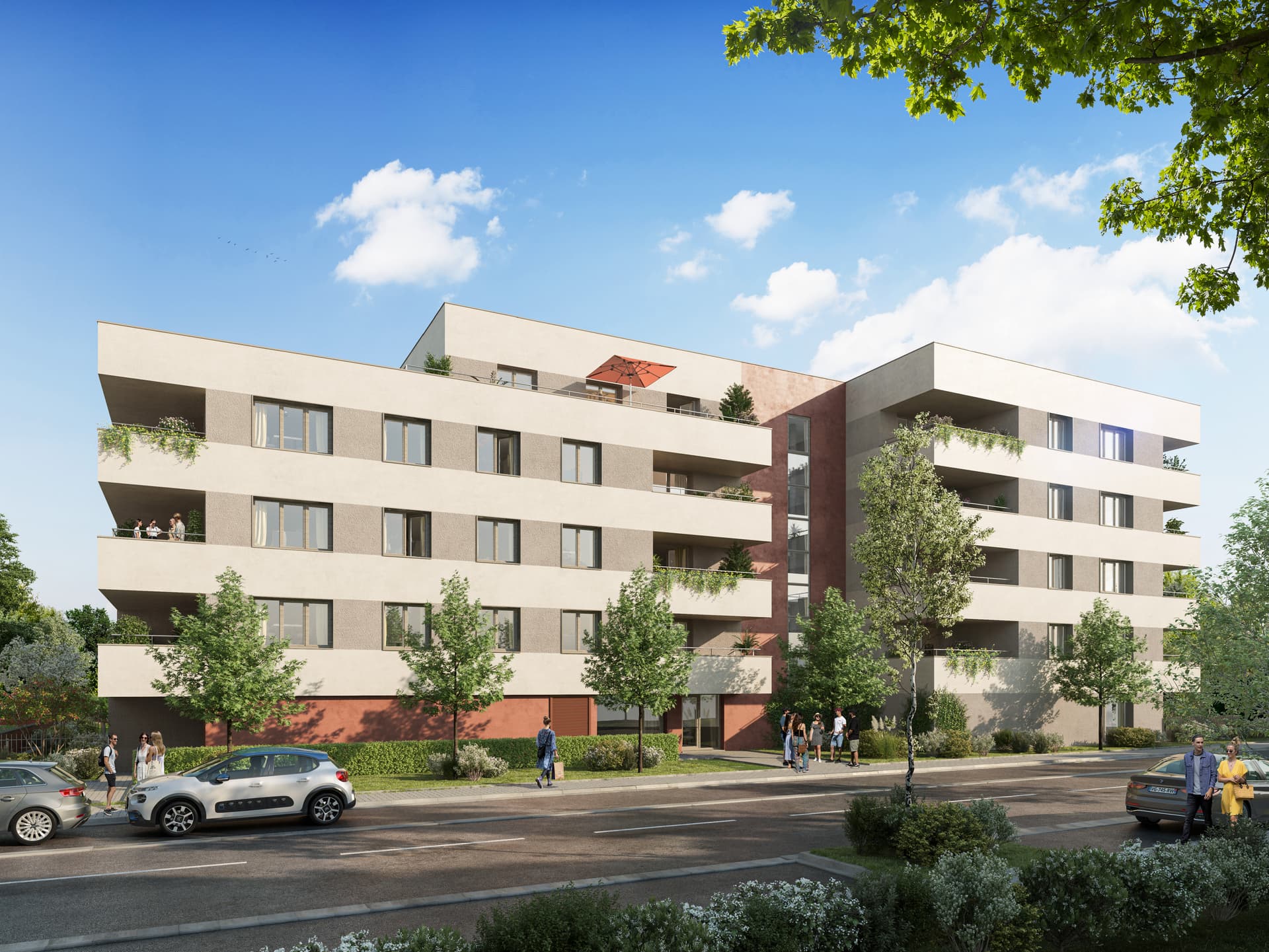 Reichstett — Au sein de l’Eurométropole de Strasbourg, à Reichstett, une nouvelle résidence s’intègre harmonieuse... — Miniature 3