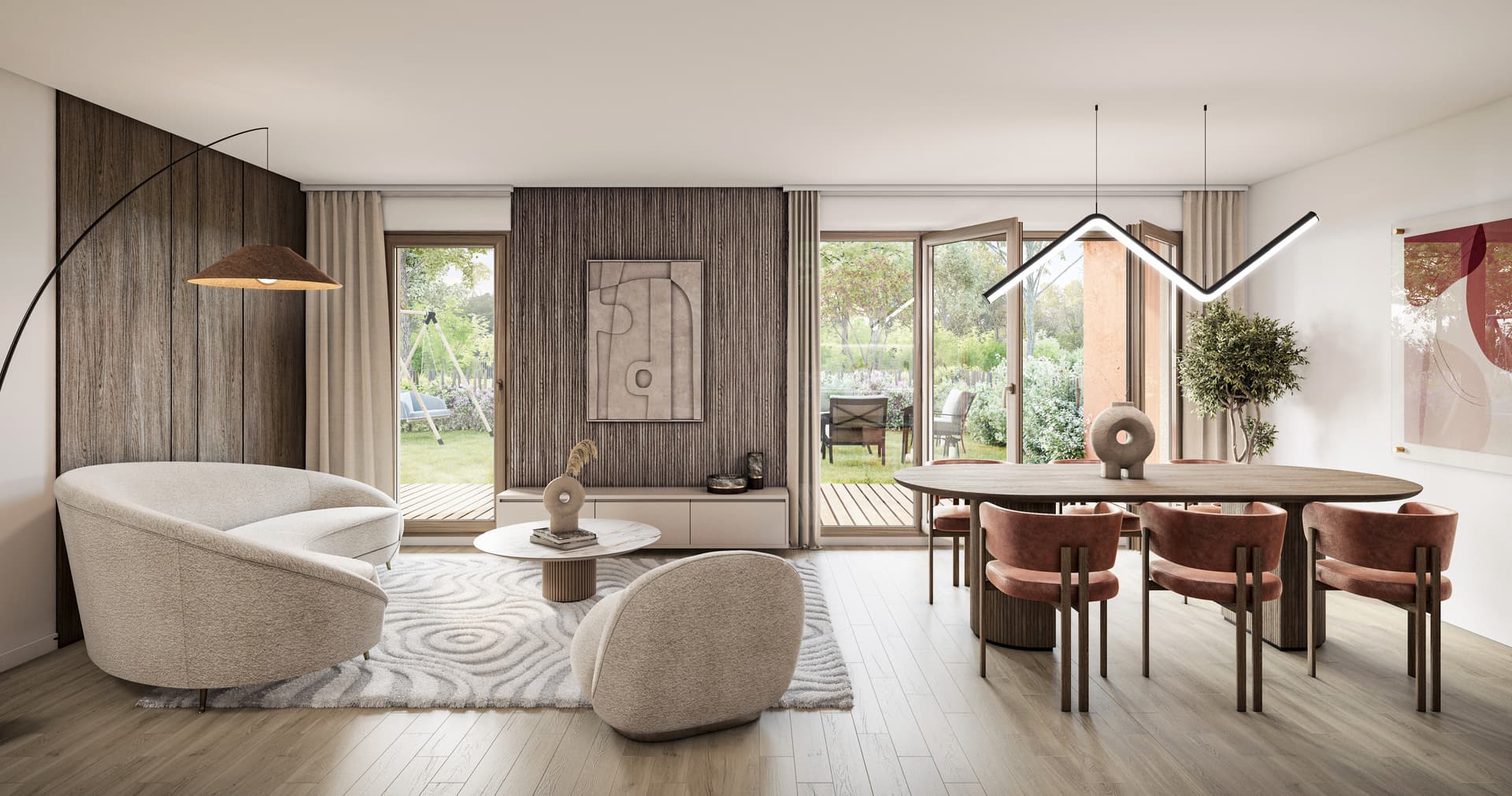 Reichstett — Au sein de l’Eurométropole de Strasbourg, à Reichstett, une nouvelle résidence s’intègre harmonieuse... — Miniature 4