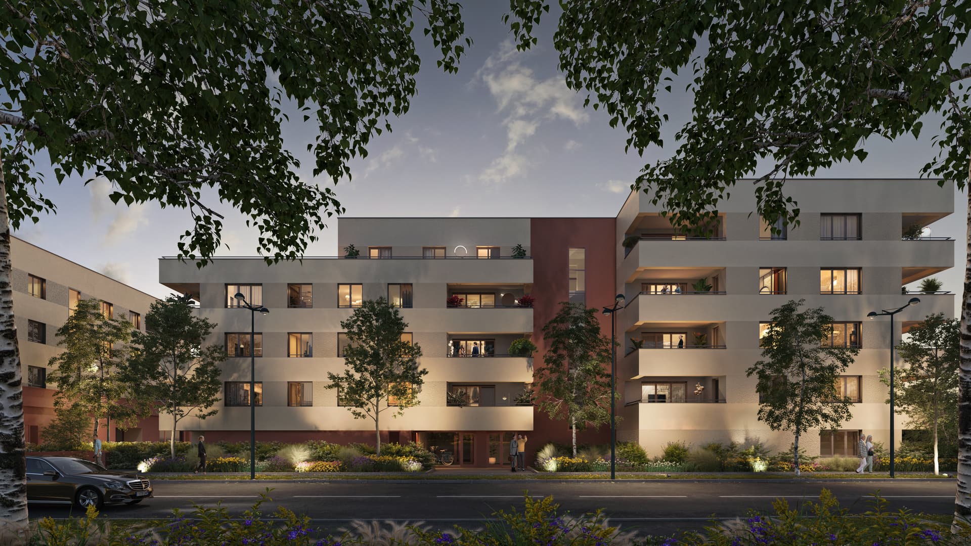 Reichstett — Au sein de l’Eurométropole de Strasbourg, à Reichstett, une nouvelle résidence s’intègre harmonieuse... — Miniature 6