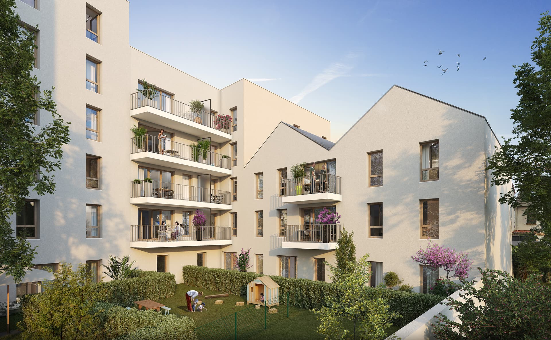 Stains — Située à Stains, cette nouvelle résidence s’inscrit dans un environnement résidentiel privilégié, as... — Photo 1