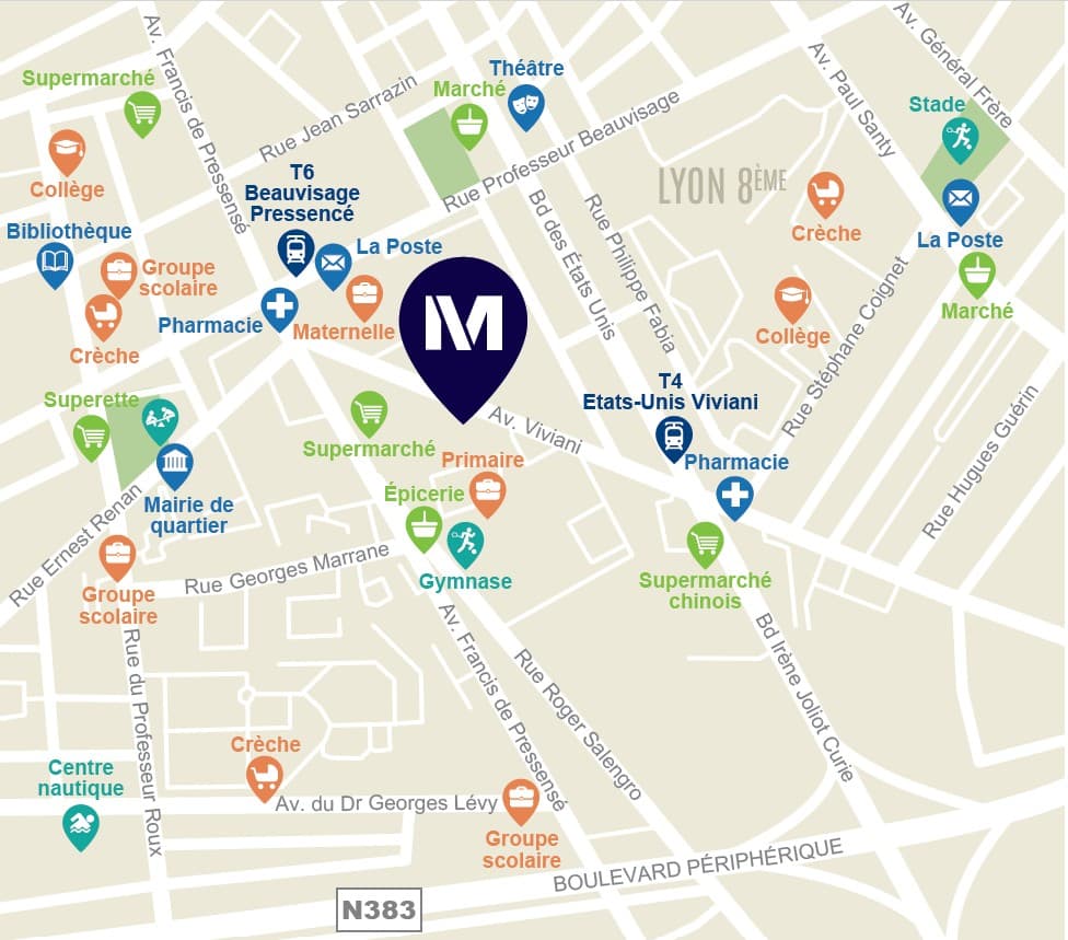 Venissieux — Située à Vénissieux, à proximité immédiate des 7e et 8e arrondissements de Lyon, cette nouvelle réal... — Miniature 2