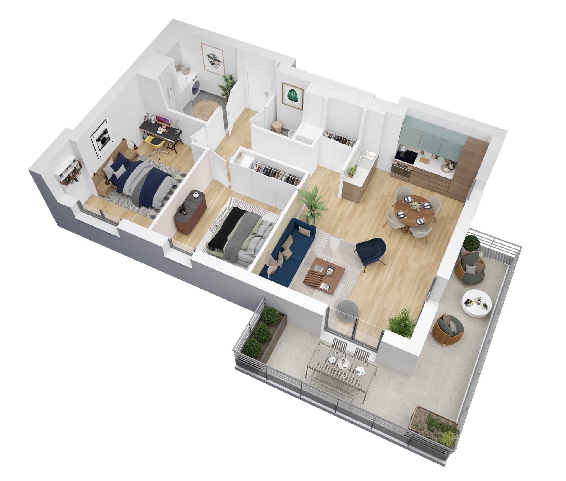 Fontenay-Aux-Roses — Située à Fontenay-aux-Roses, cette nouvelle résidence propose des appartements du deux au quatre piè... — Miniature 11