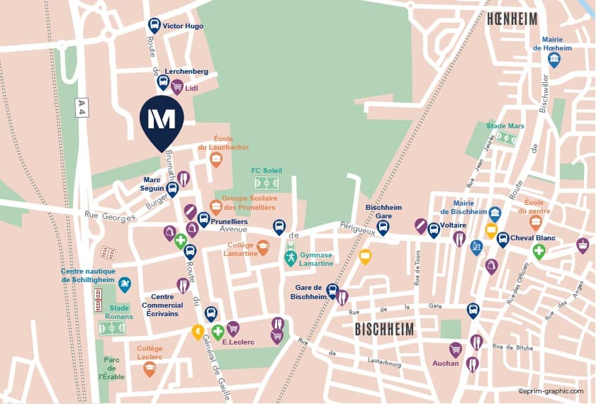 Bischheim — Située à Bischheim, cette nouvelle résidence propose un cadre de vie harmonieux à quelques minutes s... — Miniature 5