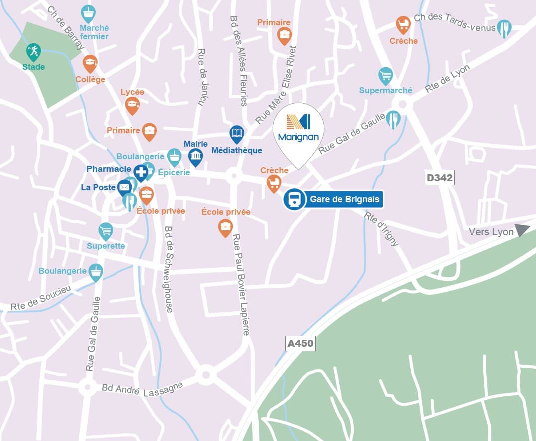 Brignais — Située à Brignais, cette nouvelle résidence propose un cadre de vie harmonieux, alliant modernité et... — Miniature 9