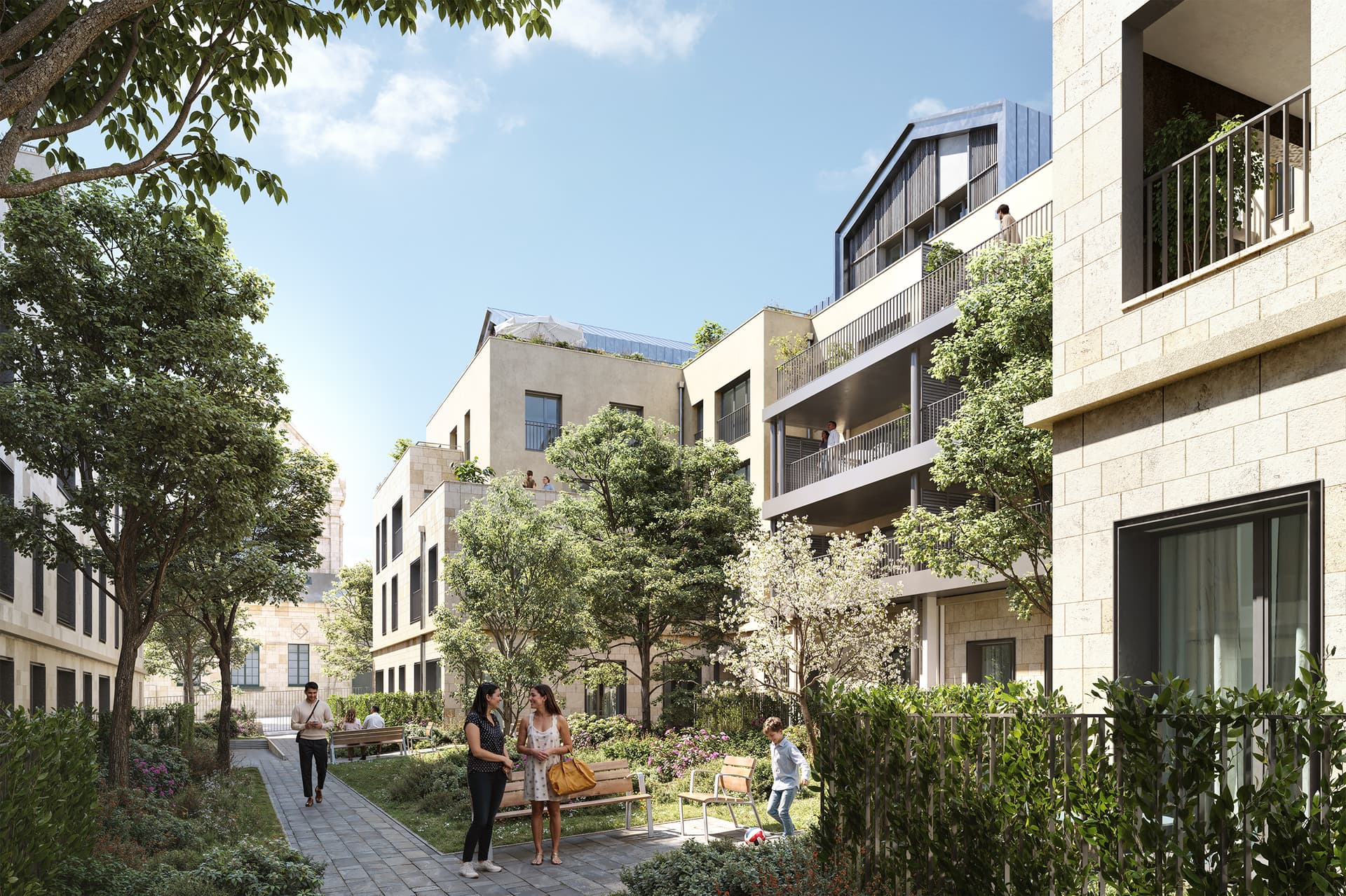 Saint-Germain-en-Laye — Située à Saint-Germain-en-Laye, cette nouvelle résidence s’intègre harmonieusement dans un quartier ... — Miniature 4