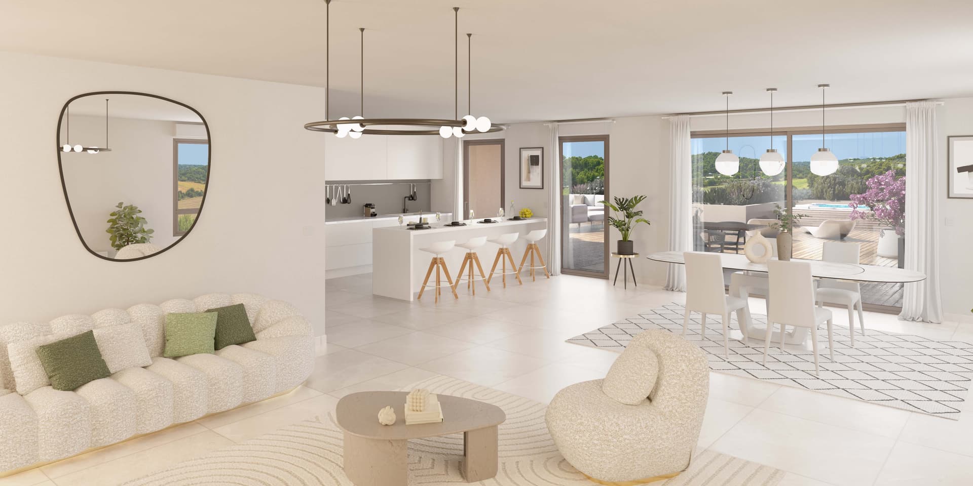 St Clement de Riviere — Située à Saint-Clément-de-Rivière, cette résidence s’inscrit dans un environnement naturel préservé,... — Miniature 2