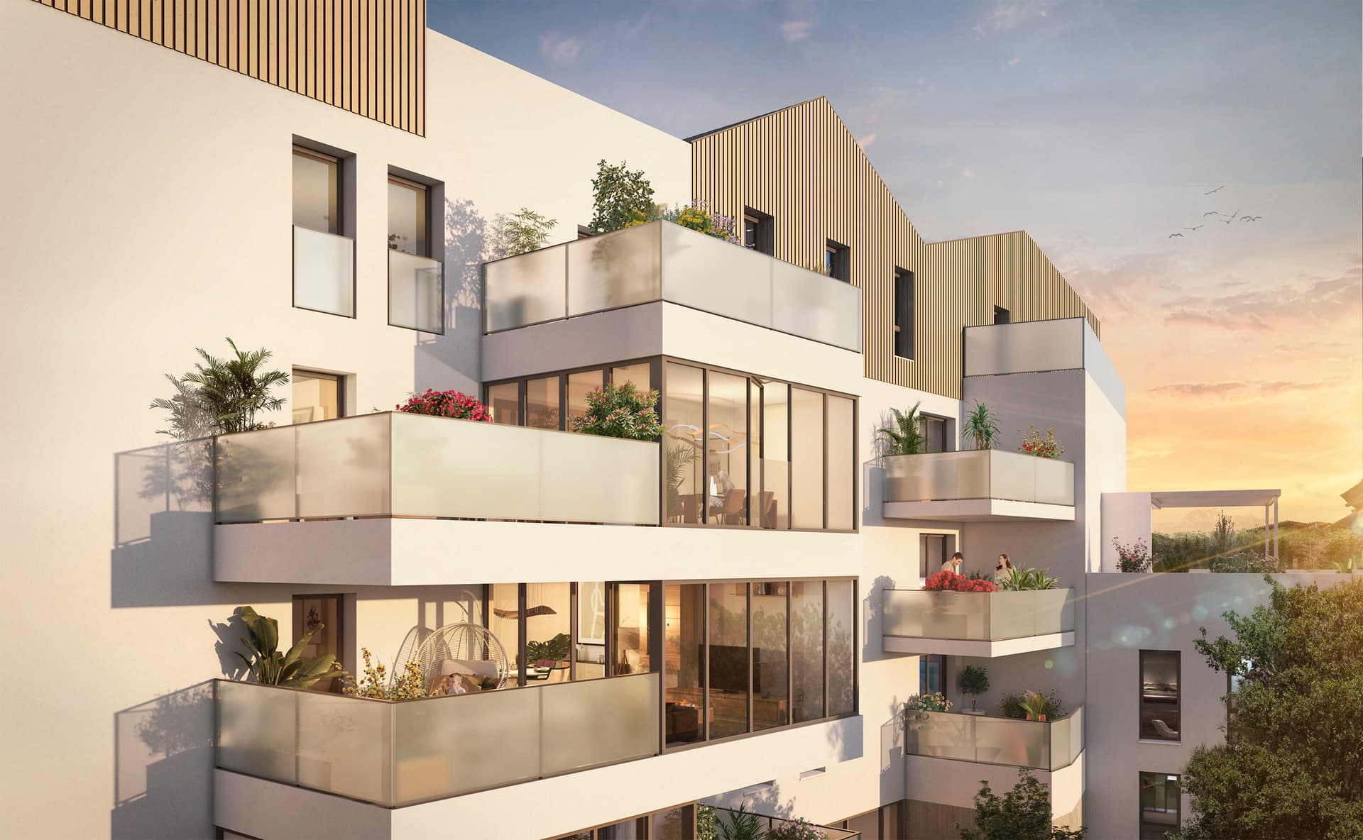 Tassin-la-Demi-Lune — À quelques pas de la célèbre place de l’Horloge à Tassin-la-Demi-Lune, une nouvelle résidence contem... — Miniature 4