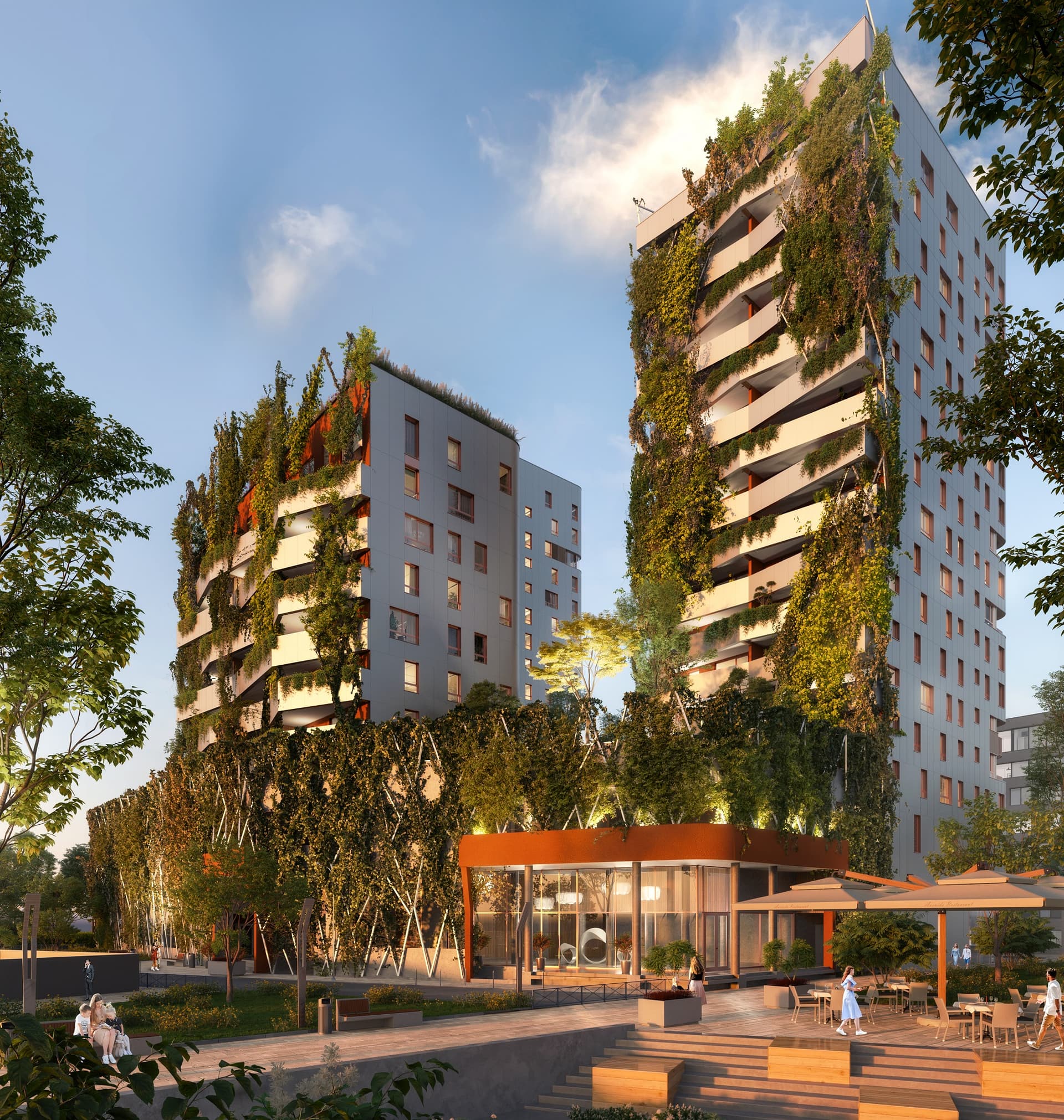 Strasbourg — Au cœur de Strasbourg, un nouveau quartier résidentiel se déploie dans un environnement paysager soi... — Miniature 4