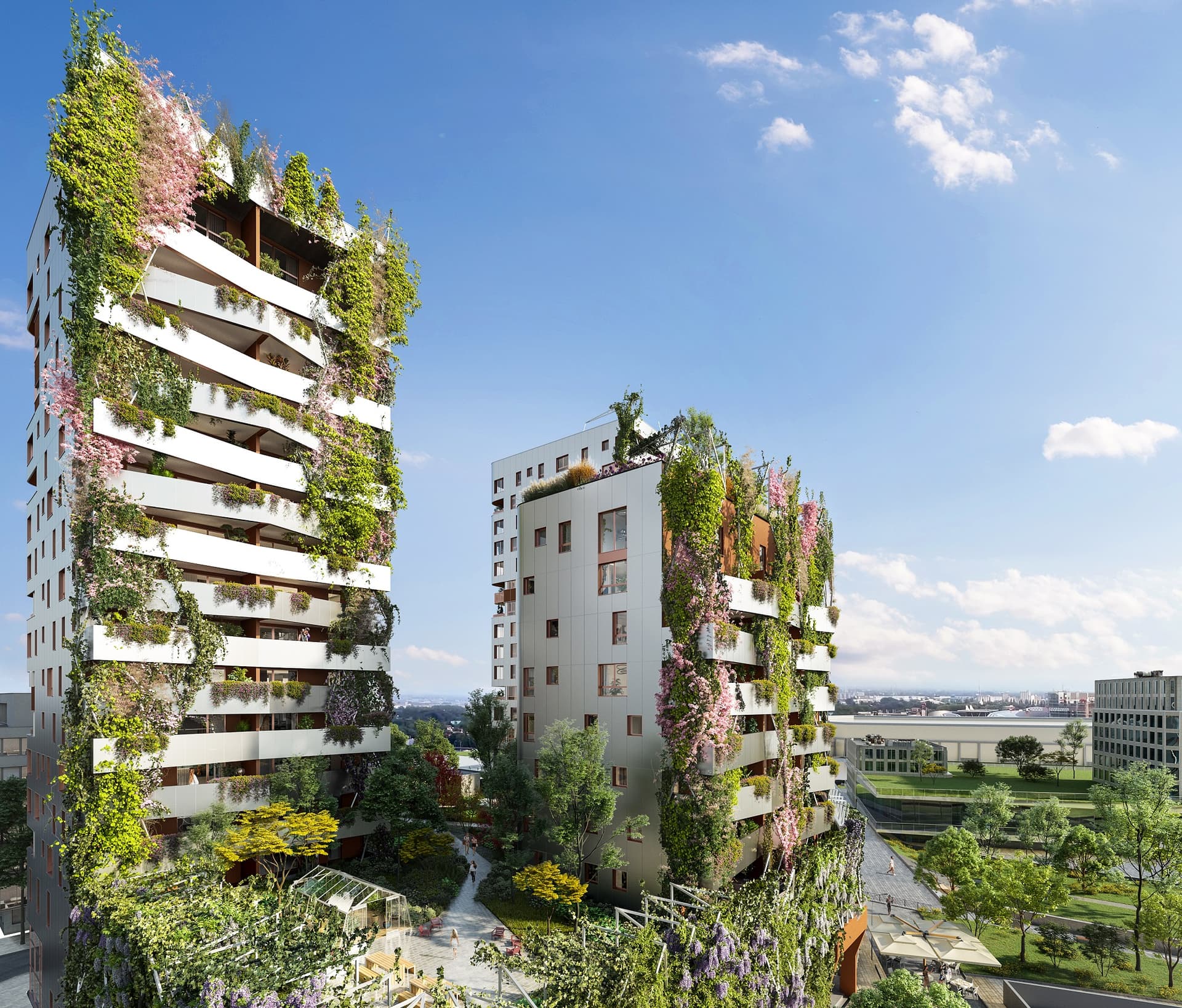 Strasbourg — Au cœur de Strasbourg, un nouveau quartier résidentiel se déploie dans un environnement paysager soi... — Miniature 5