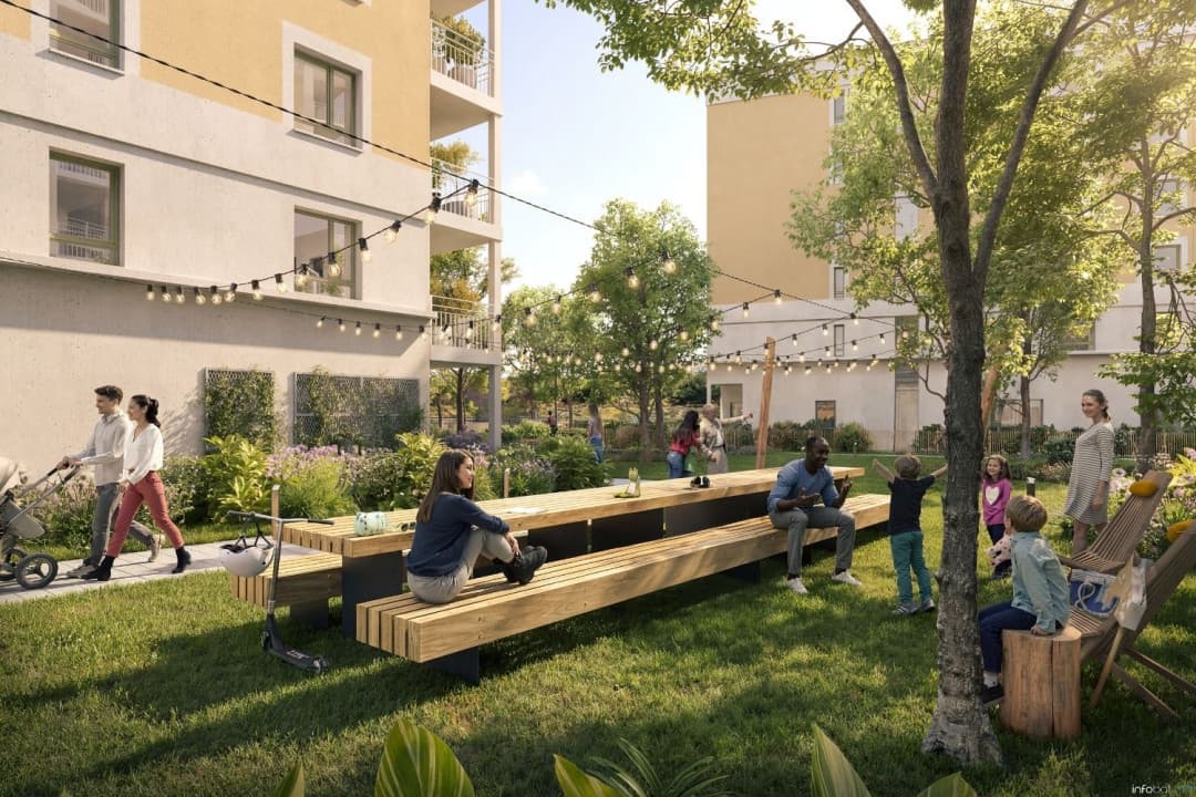 Strasbourg — Situé dans l’un des quartiers emblématiques de Strasbourg, ce nouveau projet résidentiel propose une... — Miniature 4