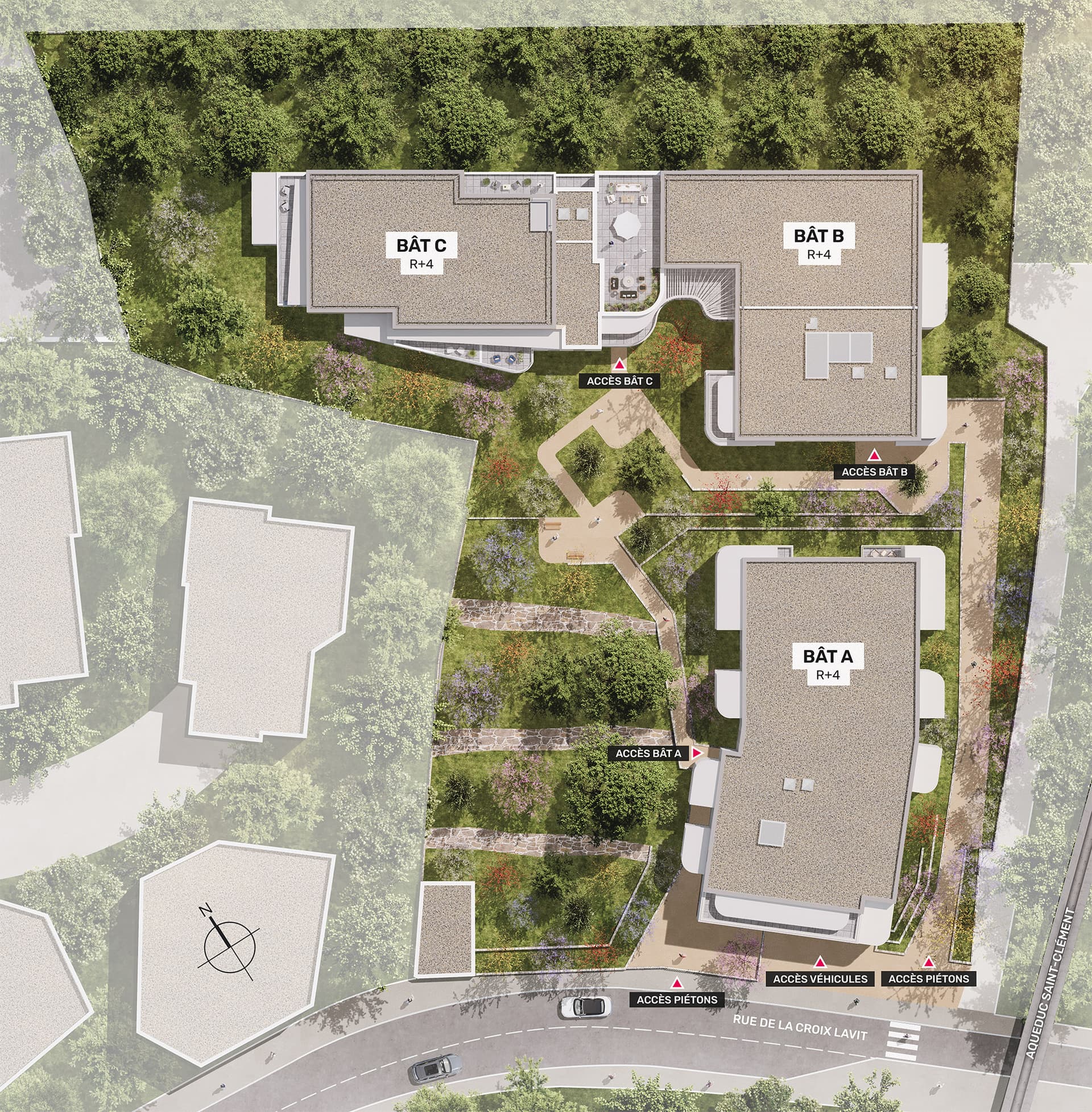 Montpellier — Situé dans le nord de Montpellier, au cœur du secteur Croix Lavit en pleine évolution, ce nouveau pr... — Miniature 3