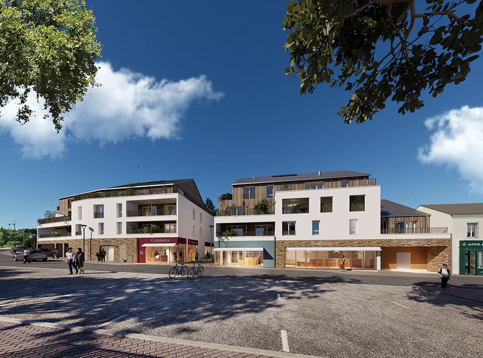 Pontchâteau — Au cœur du centre-ville de Pontchâteau, cette résidence propose un cadre de vie pratique, en harmoni... — Miniature 2