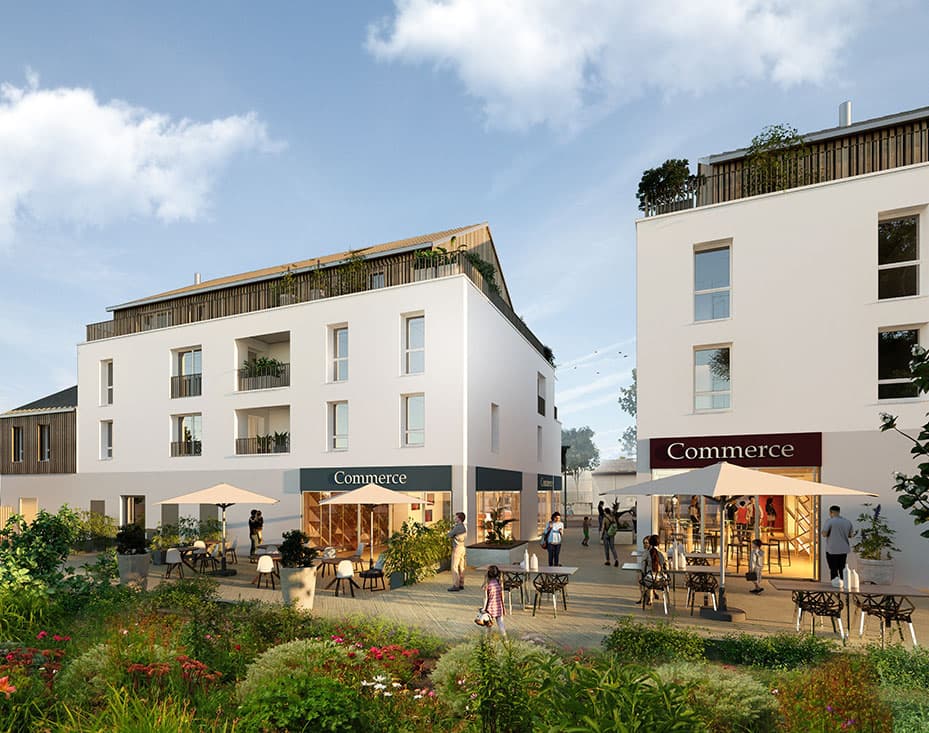 Pontchâteau — Au cœur du centre-ville de Pontchâteau, cette résidence propose un cadre de vie pratique, en harmoni... — Miniature 4