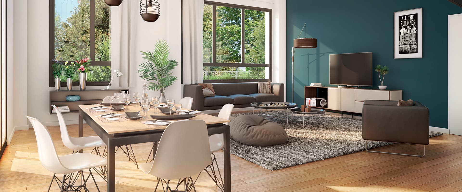 Evry — Située dans un quartier résidentiel recherché, cette réalisation propose un cadre de vie agréable à ... — Miniature 2