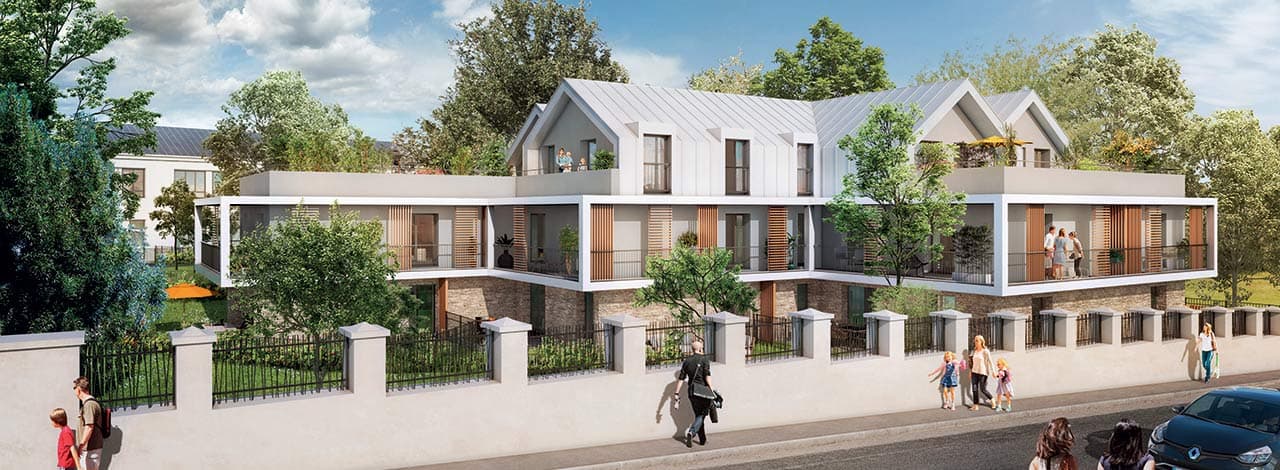 Evry — Située dans un quartier résidentiel recherché, cette réalisation propose un cadre de vie agréable à ... — Miniature 7