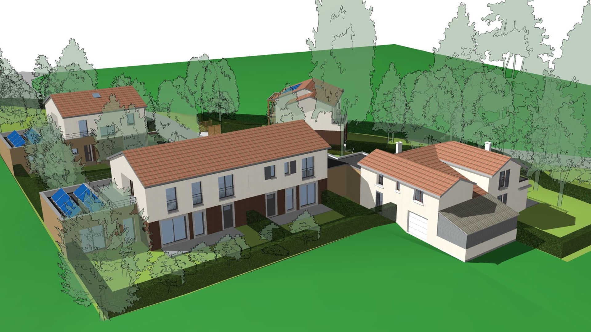 Sainte-Foy-les-Lyon — Situé dans un environnement résidentiel paisible, ce nouveau programme immobilier propose des maison... — Miniature 2