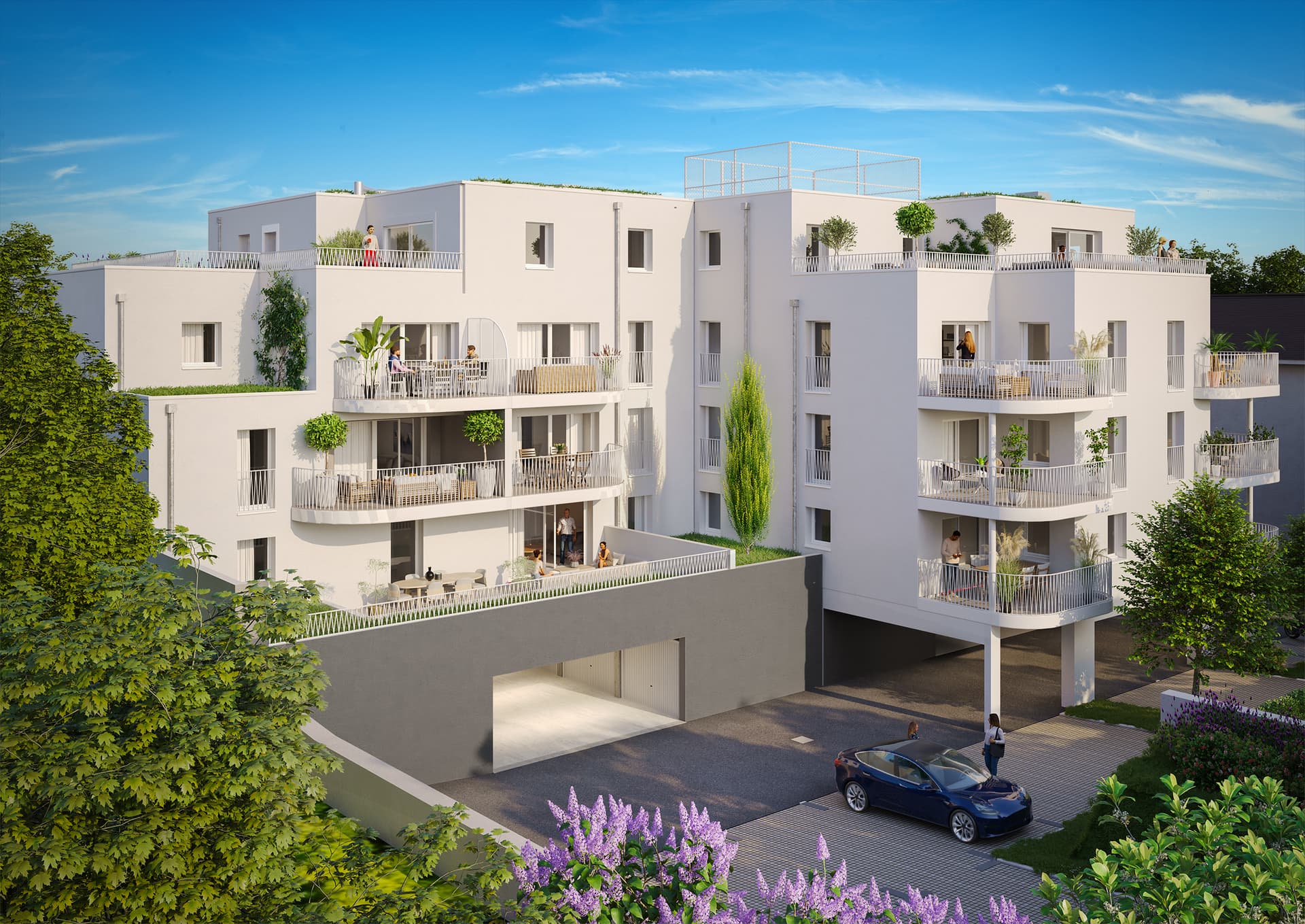 Chamalières — Située dans un secteur prisé de Chamalières, cette résidence à taille humaine propose 21 appartement... — Miniature 2