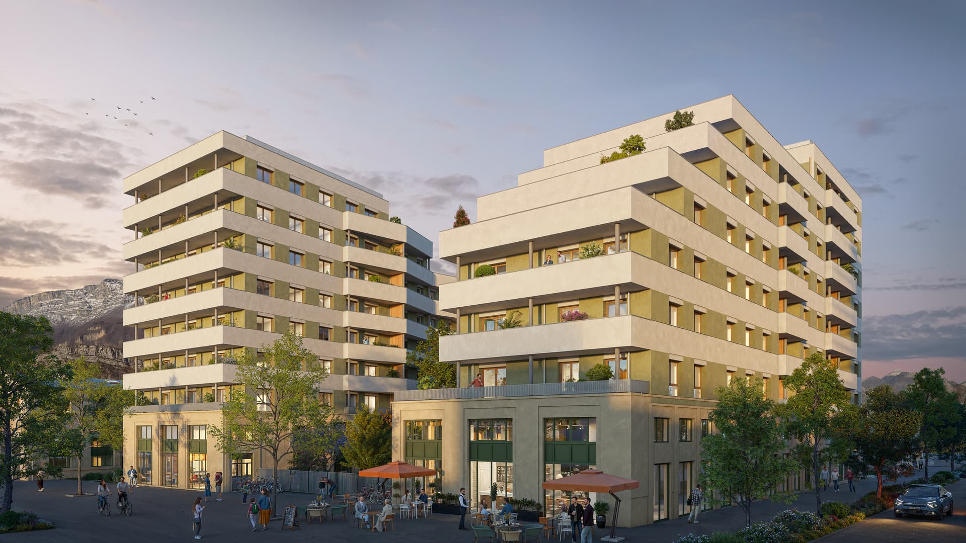 le-Pont-de-Claix — Située au cœur du renouveau du Pont-de-Claix, cette nouvelle adresse propose un cadre de vie contemp... — Photo 1