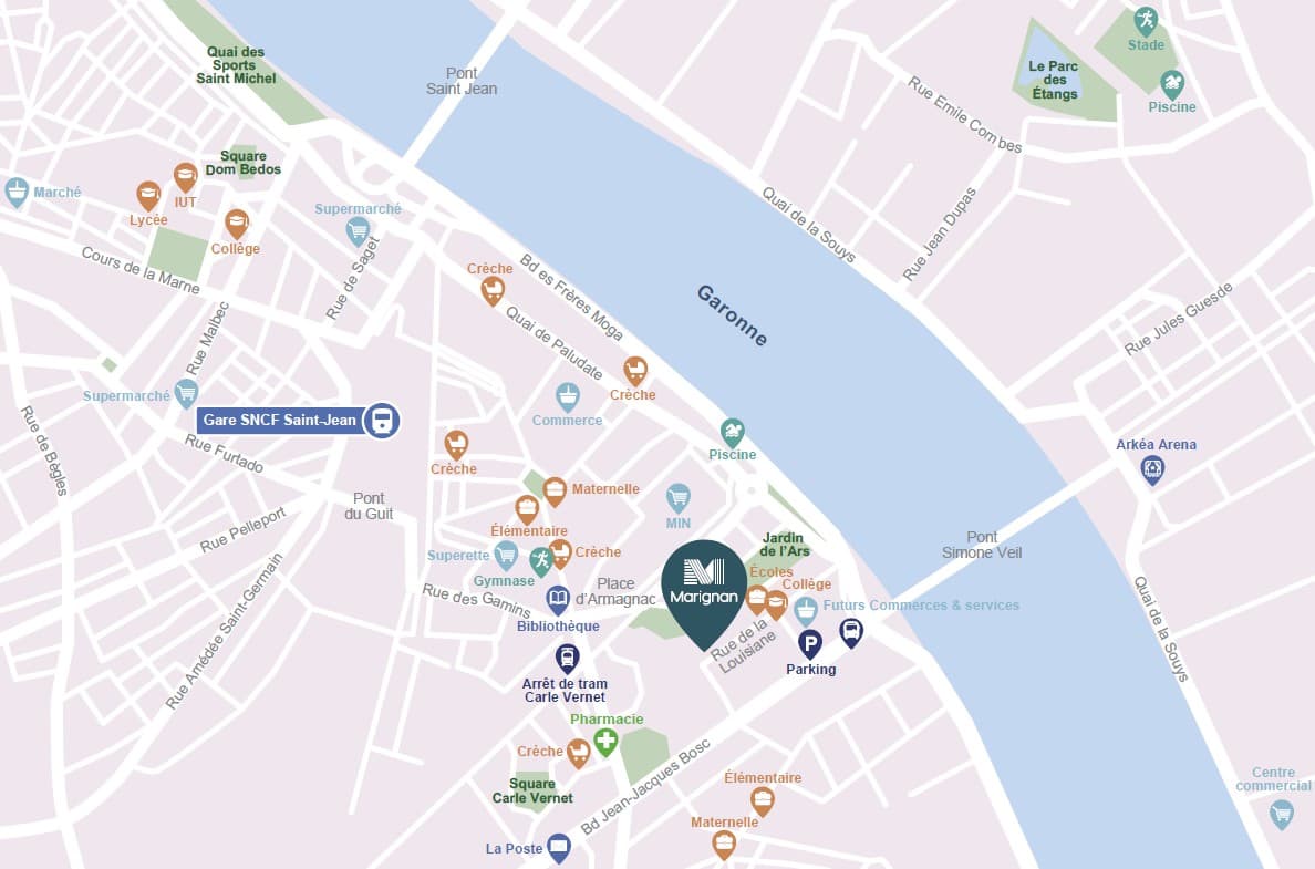 Bordeaux — Située à Bordeaux, à proximité immédiate du jardin de l'Ars et des quais réaménagés de la Garonne, c... — Miniature 11