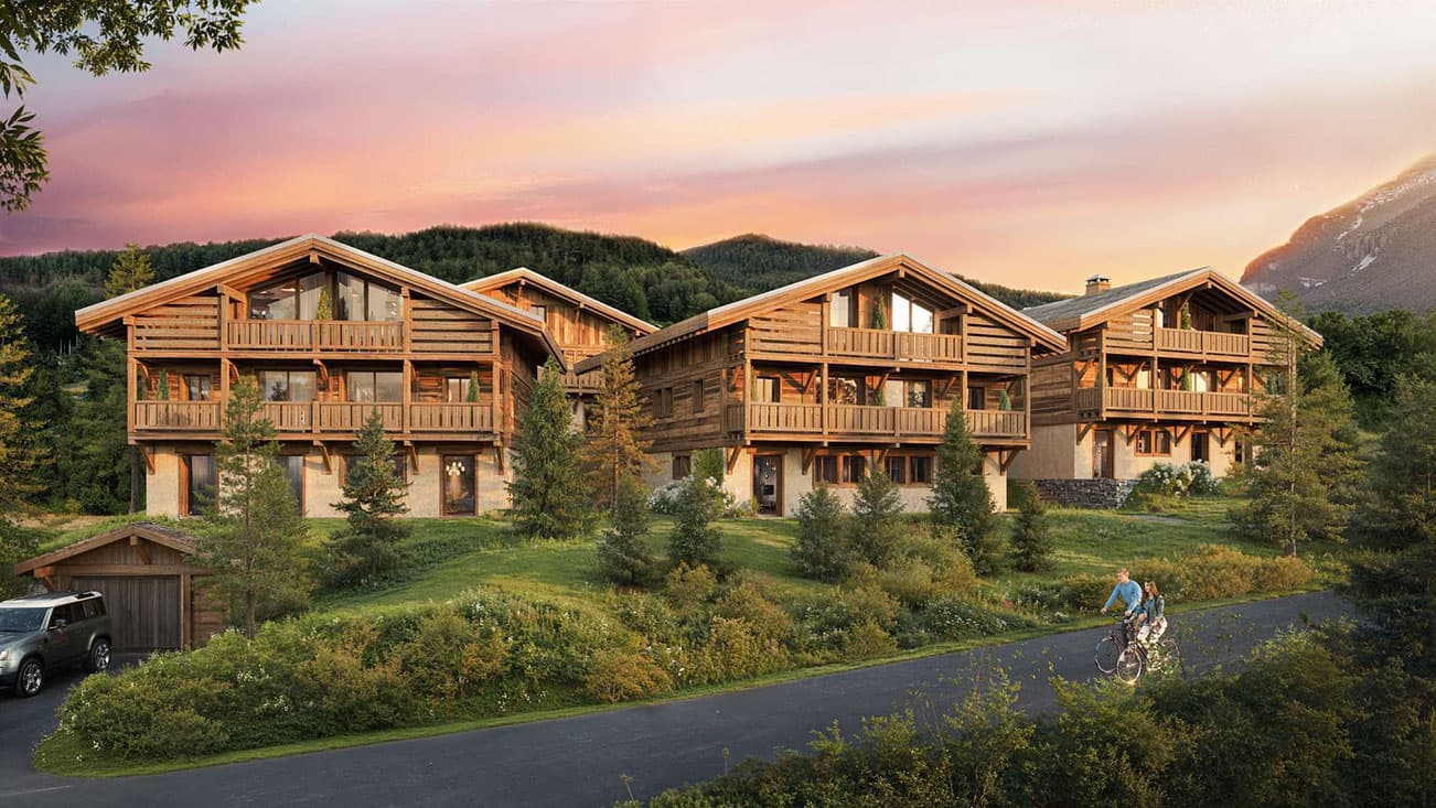 la Clusaz — Située dans un environnement privilégié, cette nouvelle résidence propose des appartements du T3 au ... — Miniature 2