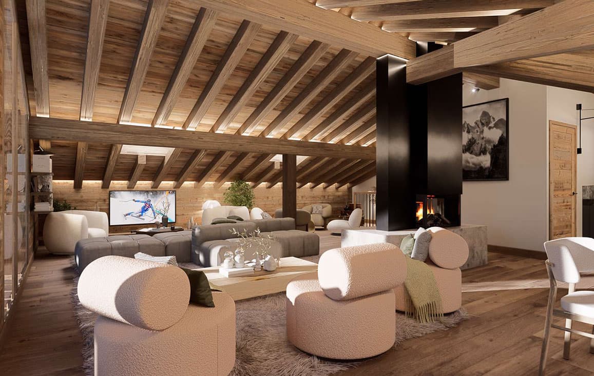 la Clusaz — Située dans un environnement privilégié, cette nouvelle résidence propose des appartements du T3 au ... — Miniature 5