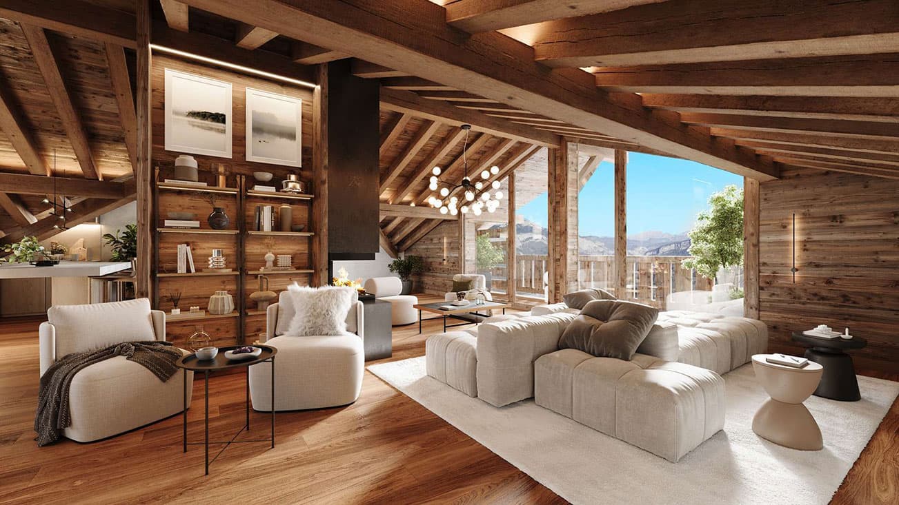 la Clusaz — Située dans un environnement privilégié, cette nouvelle résidence propose des appartements du T3 au ... — Miniature 6