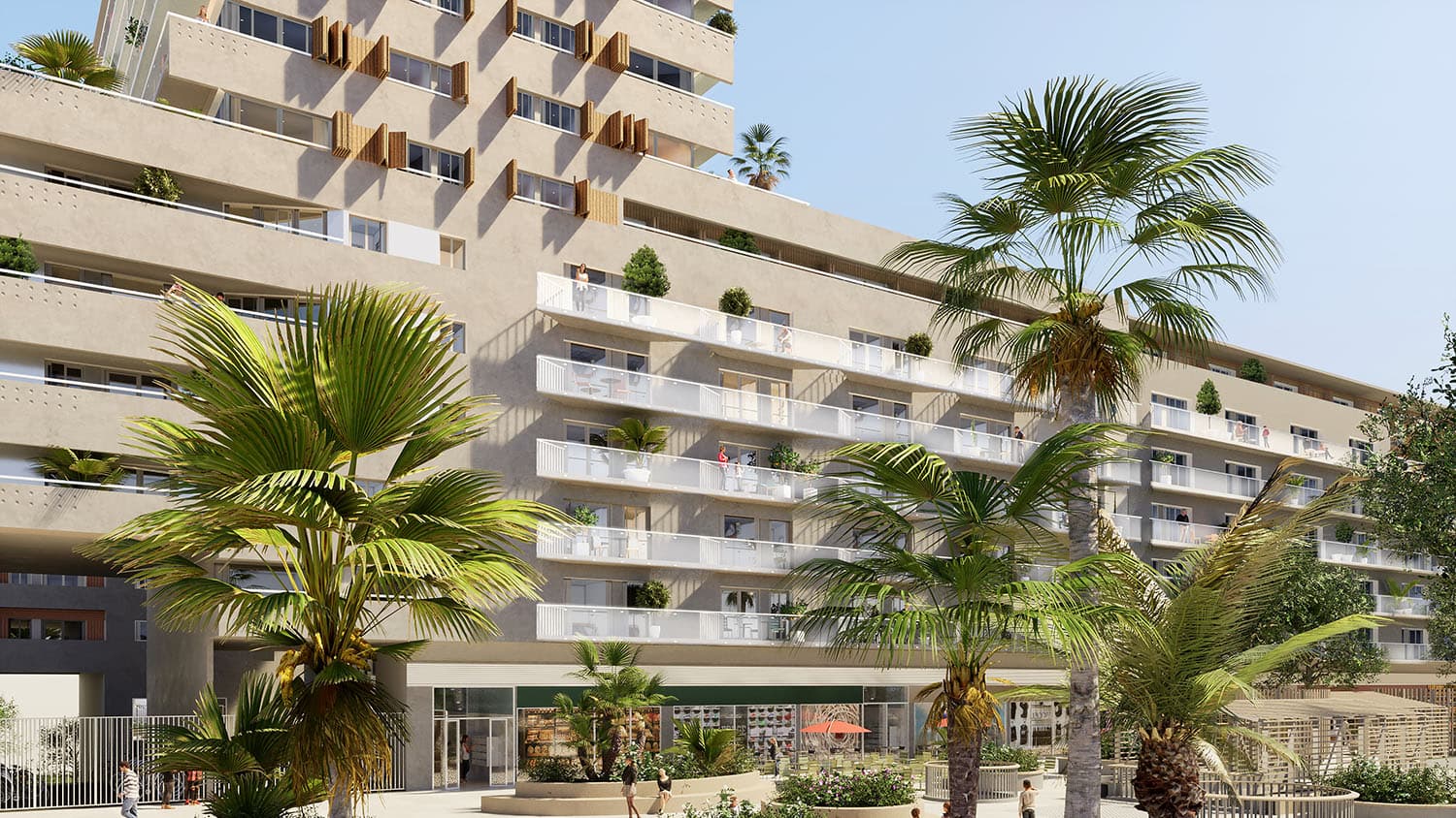 Nice — Située au cœur du quartier Grand Arénas à Nice, cette nouvelle réalisation propose des appartements ... — Miniature 5