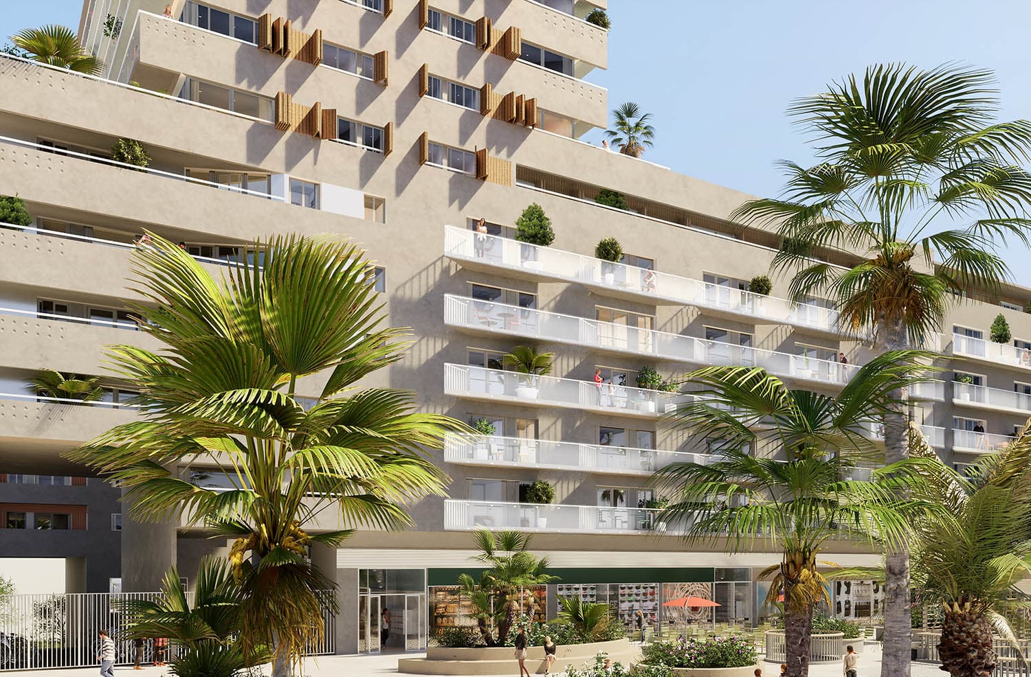 Nice — Située au cœur du quartier Grand Arénas à Nice, cette nouvelle réalisation propose des appartements ... — Miniature 7